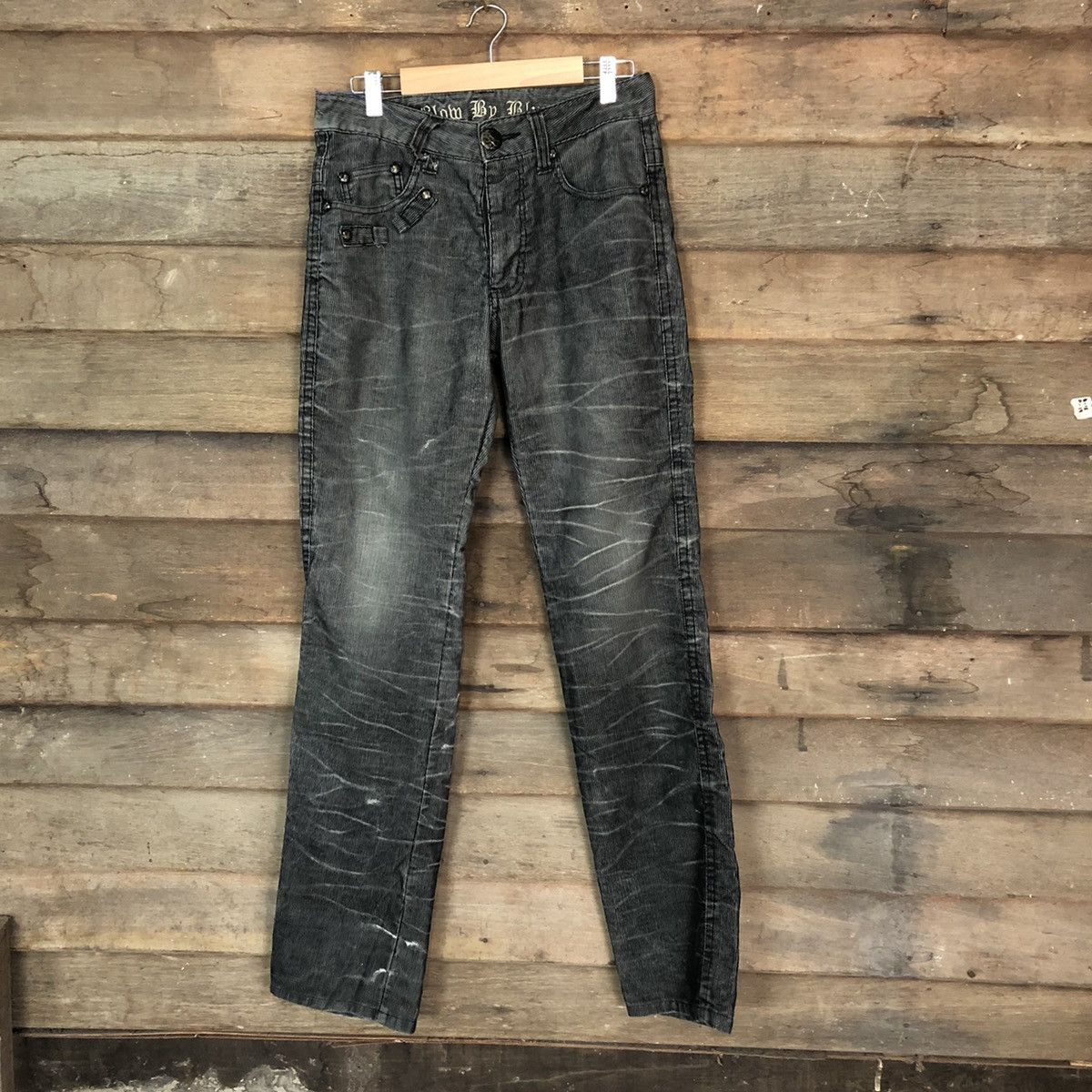Japanese Brand × Seditionaries Blom By Blue Black faded seditionaries Cargo Pants #7080 Size US 30 / EU 46 - 1 Thumbnail