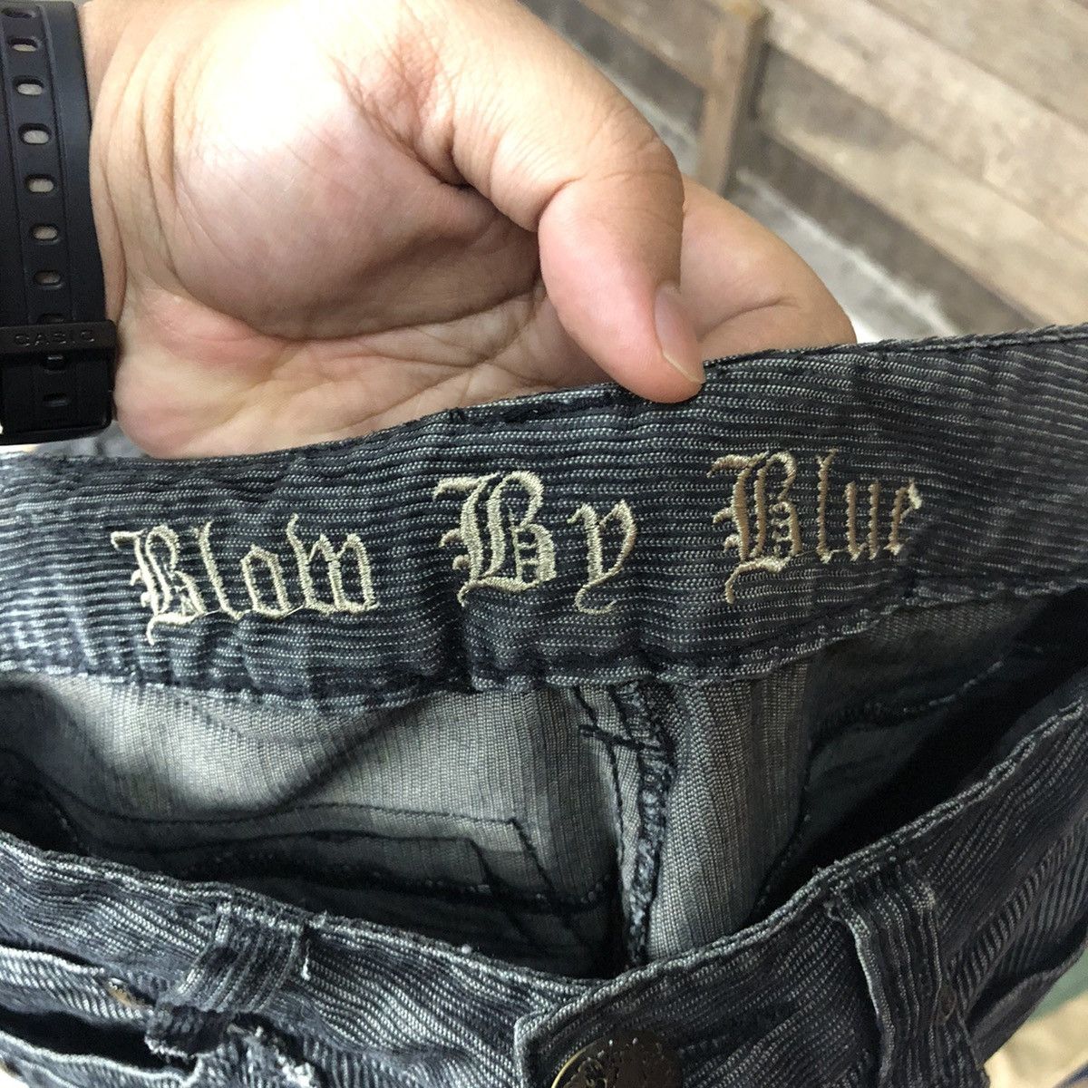 Japanese Brand × Seditionaries Blom By Blue Black faded seditionaries Cargo Pants #7080 Size US 30 / EU 46 - 13 Thumbnail