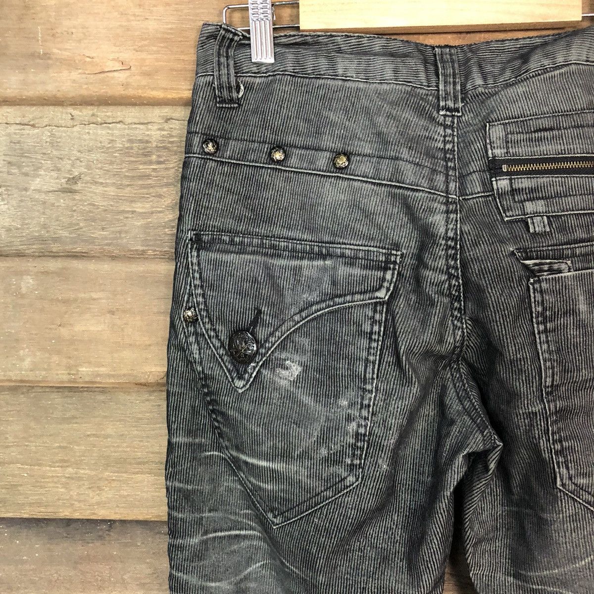 Japanese Brand × Seditionaries Blom By Blue Black faded seditionaries Cargo Pants #7080 Size US 30 / EU 46 - 11 Thumbnail