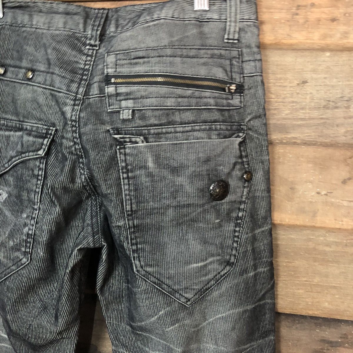 Japanese Brand × Seditionaries Blom By Blue Black faded seditionaries Cargo Pants #7080 Size US 30 / EU 46 - 12 Thumbnail