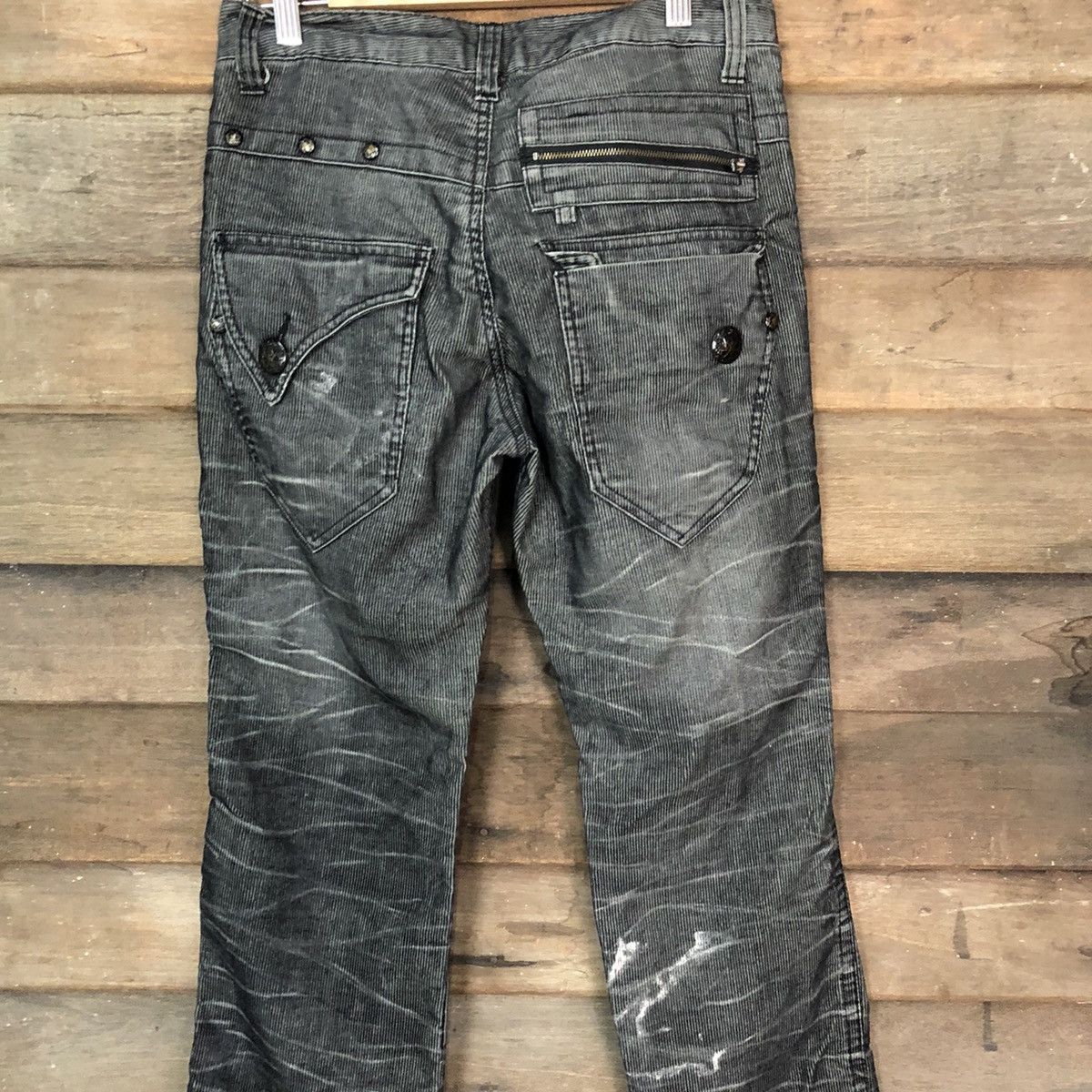 Japanese Brand × Seditionaries Blom By Blue Black faded seditionaries Cargo Pants #7080 Size US 30 / EU 46 - 9 Thumbnail
