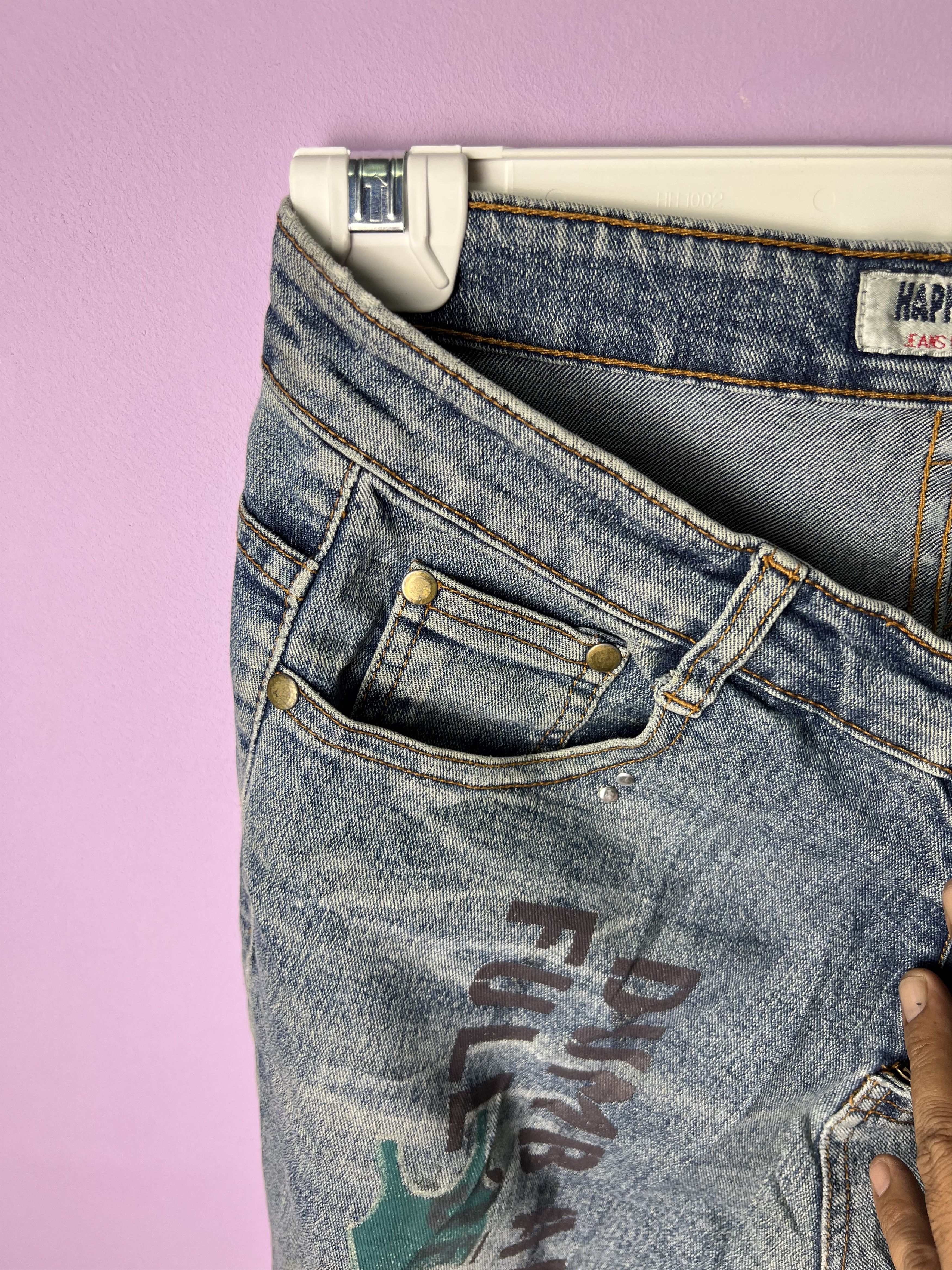 If Six Was Nine 🔥Haphazard Dumb & Full of Fun Distressed Denim Size US 30 / EU 46 - 11 Thumbnail
