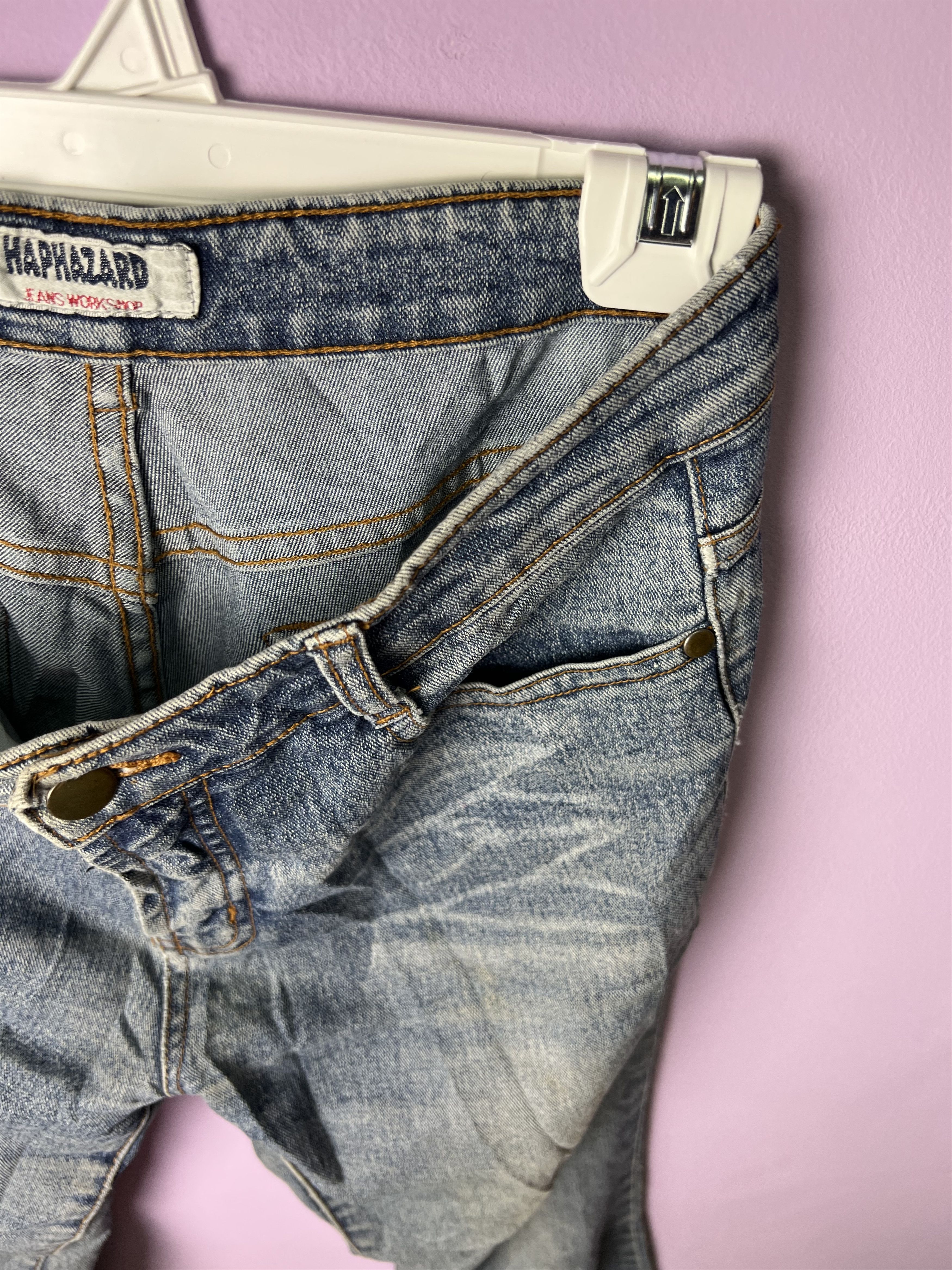 If Six Was Nine 🔥Haphazard Dumb & Full of Fun Distressed Denim Size US 30 / EU 46 - 8 Thumbnail