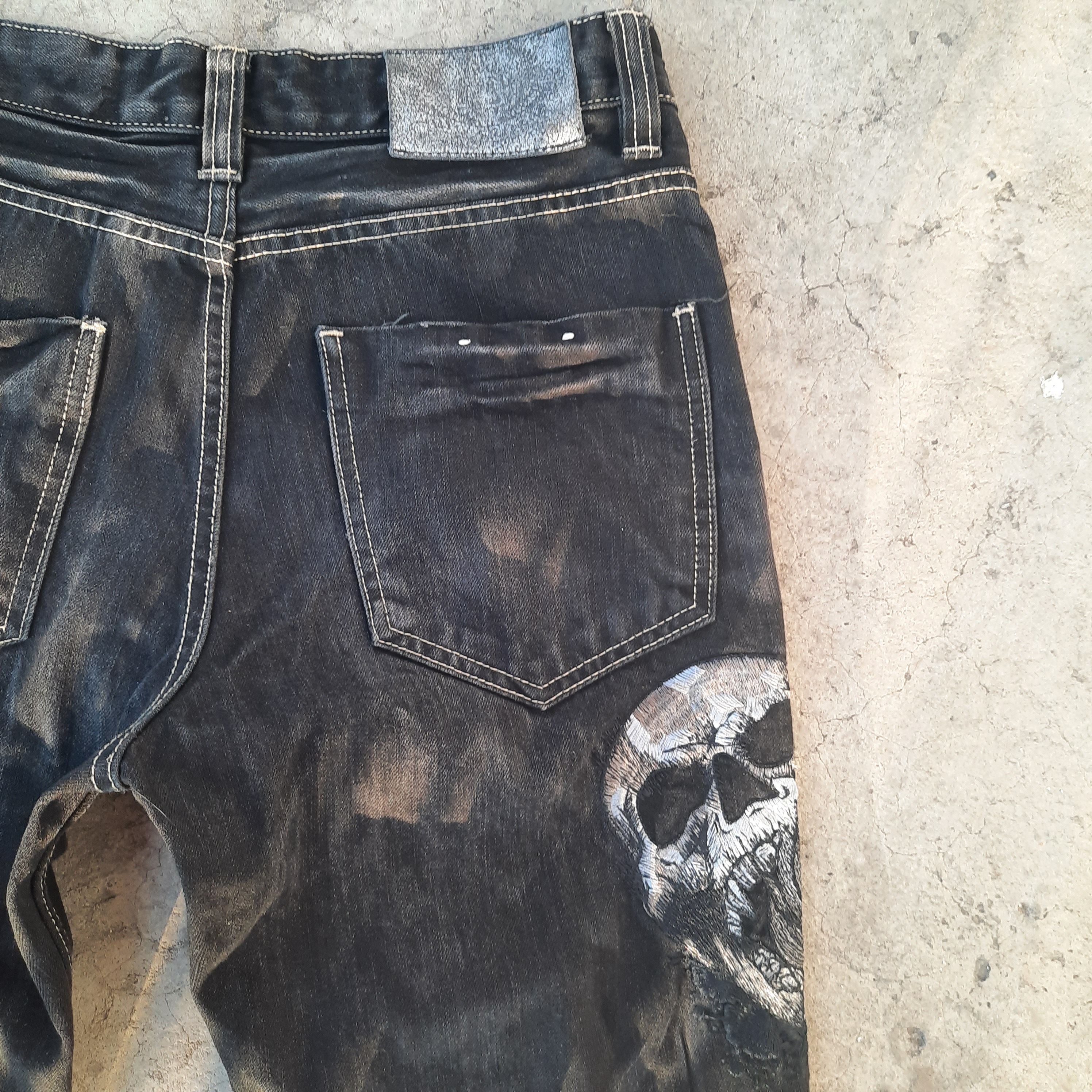 Japanese Brand Japanese Brand Osaka Big Train With Skull Embroidery... Size US 31 - 4 Thumbnail