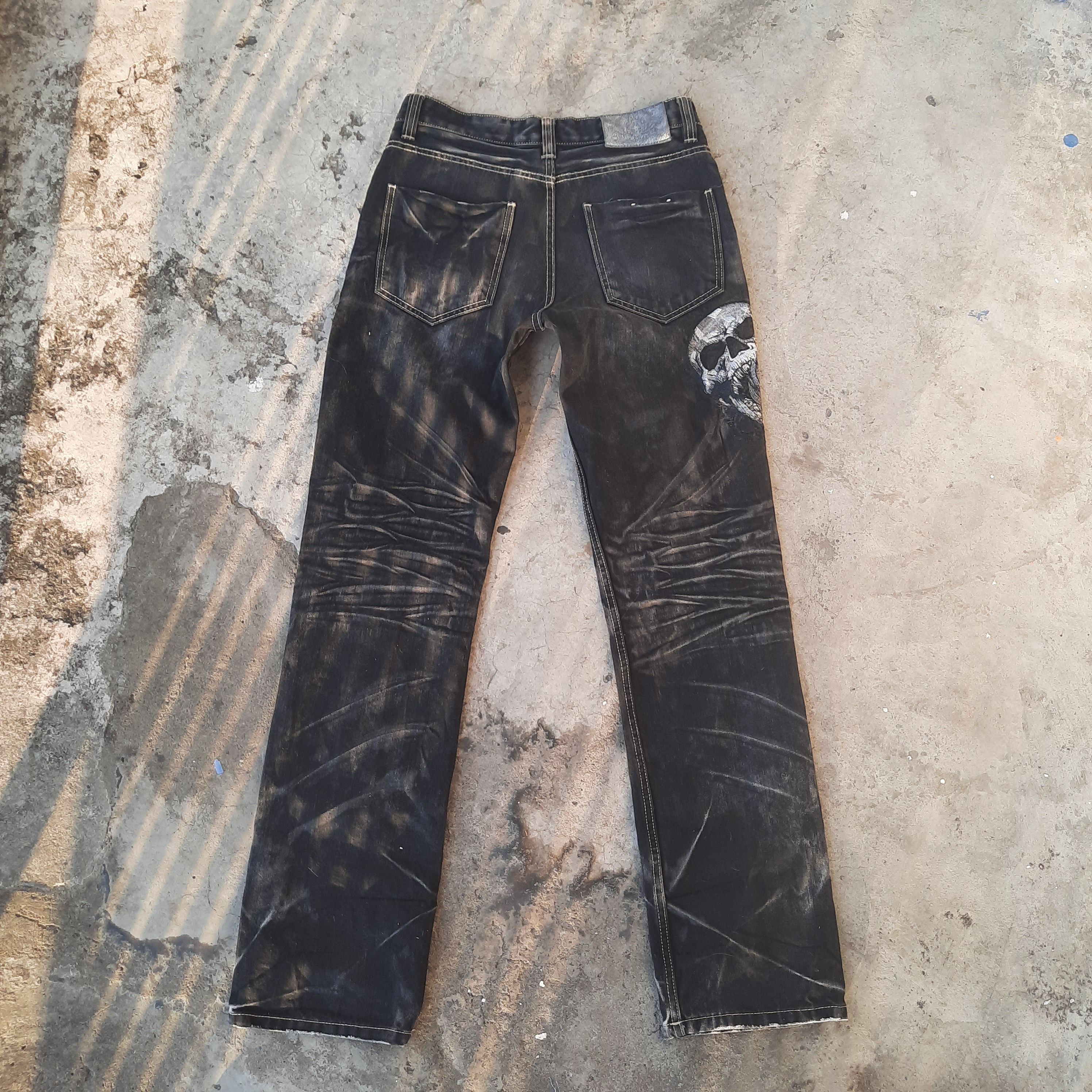 Japanese Brand Japanese Brand Osaka Big Train With Skull Embroidery... Size US 31 - 3 Thumbnail