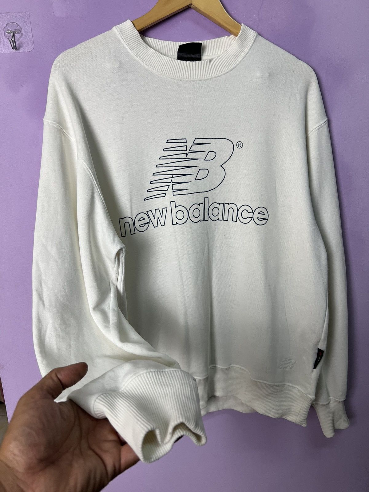 New Balance 🔥Big Logo New Balance Crewneck Sweatshirts Size US M / EU 48-50 / 2 - 3 Thumbnail