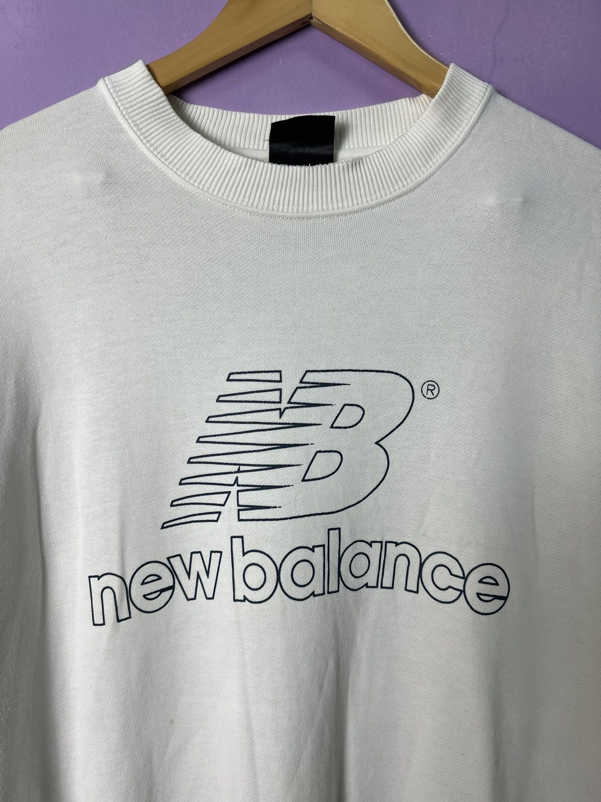 New Balance 🔥Big Logo New Balance Crewneck Sweatshirts Size US M / EU 48-50 / 2 - 7 Thumbnail