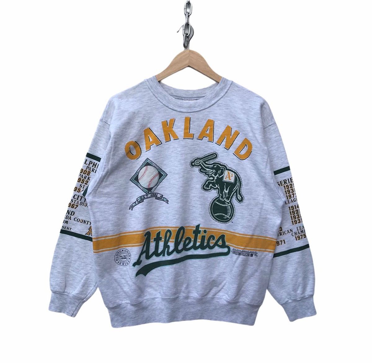 NFL Vintage Oakland NFL Overprinted Sweatshirt Size US M / EU 48-50 / 2 - 2 Thumbnail