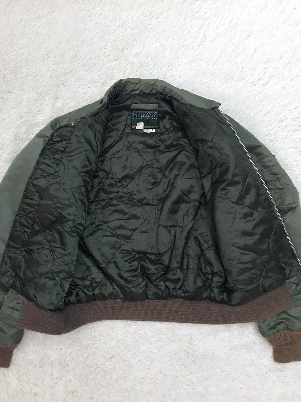 I. Spiewak And Sons Vtg Spiewak Flight Deck Bomber Jacket Ideal Zipper Size US S / EU 44-46 / 1 - 9 Thumbnail
