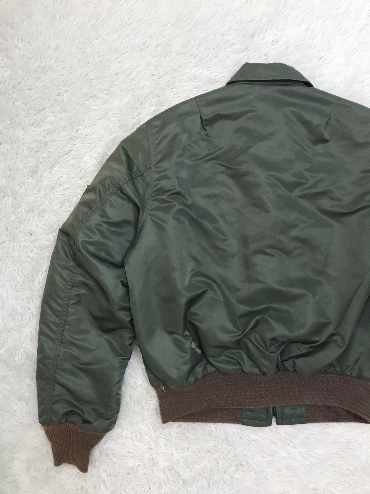 I. Spiewak And Sons Vtg Spiewak Flight Deck Bomber Jacket Ideal Zipper Size US S / EU 44-46 / 1 - 6 Thumbnail