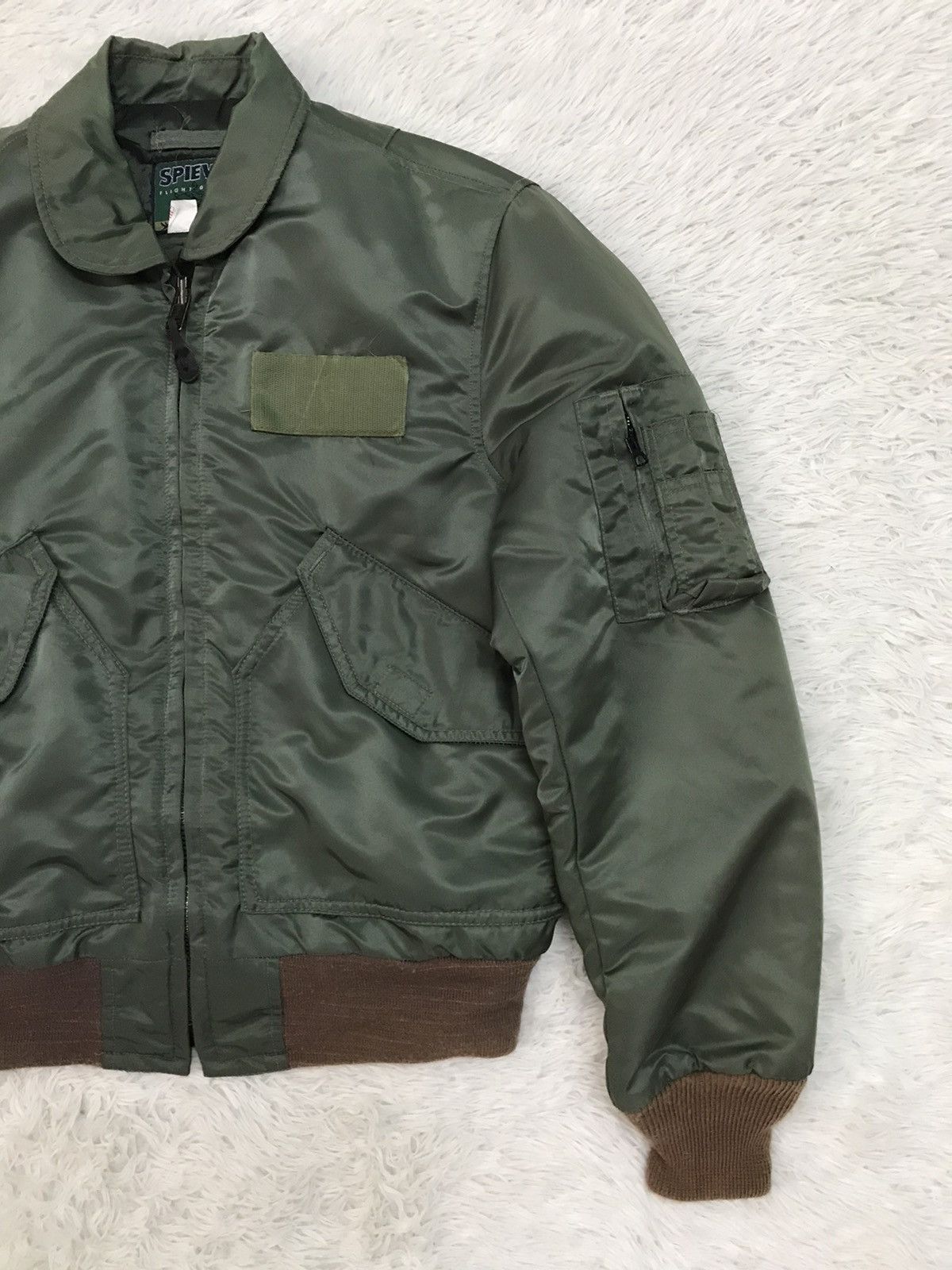 I. Spiewak And Sons Vtg Spiewak Flight Deck Bomber Jacket Ideal Zipper Size US S / EU 44-46 / 1 - 4 Thumbnail