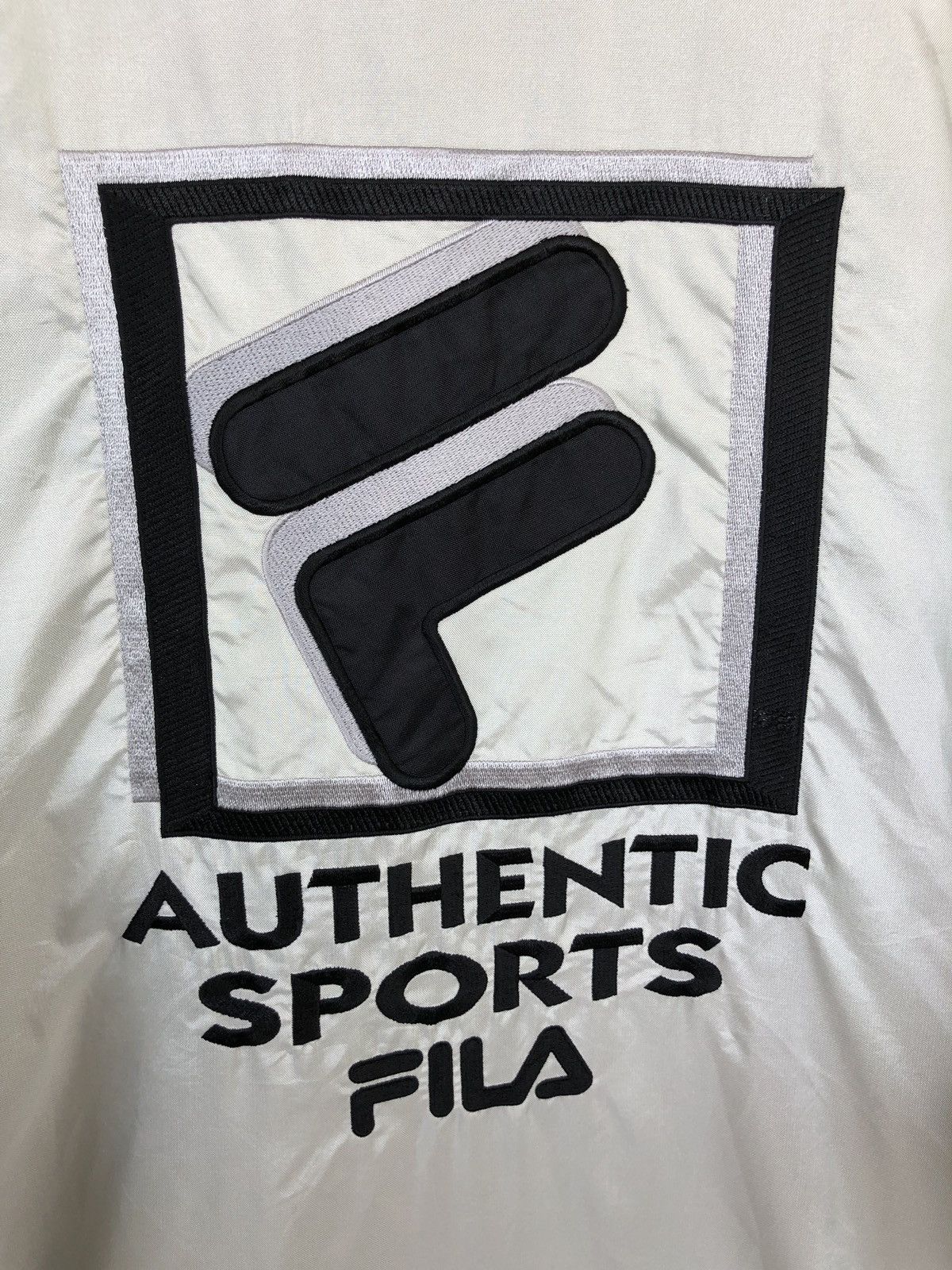 Fila 90s Fila 🇮🇹 Embroidered Logo Oversized Hoodie Coat Size US L / EU 52-54 / 3 - 8 Thumbnail