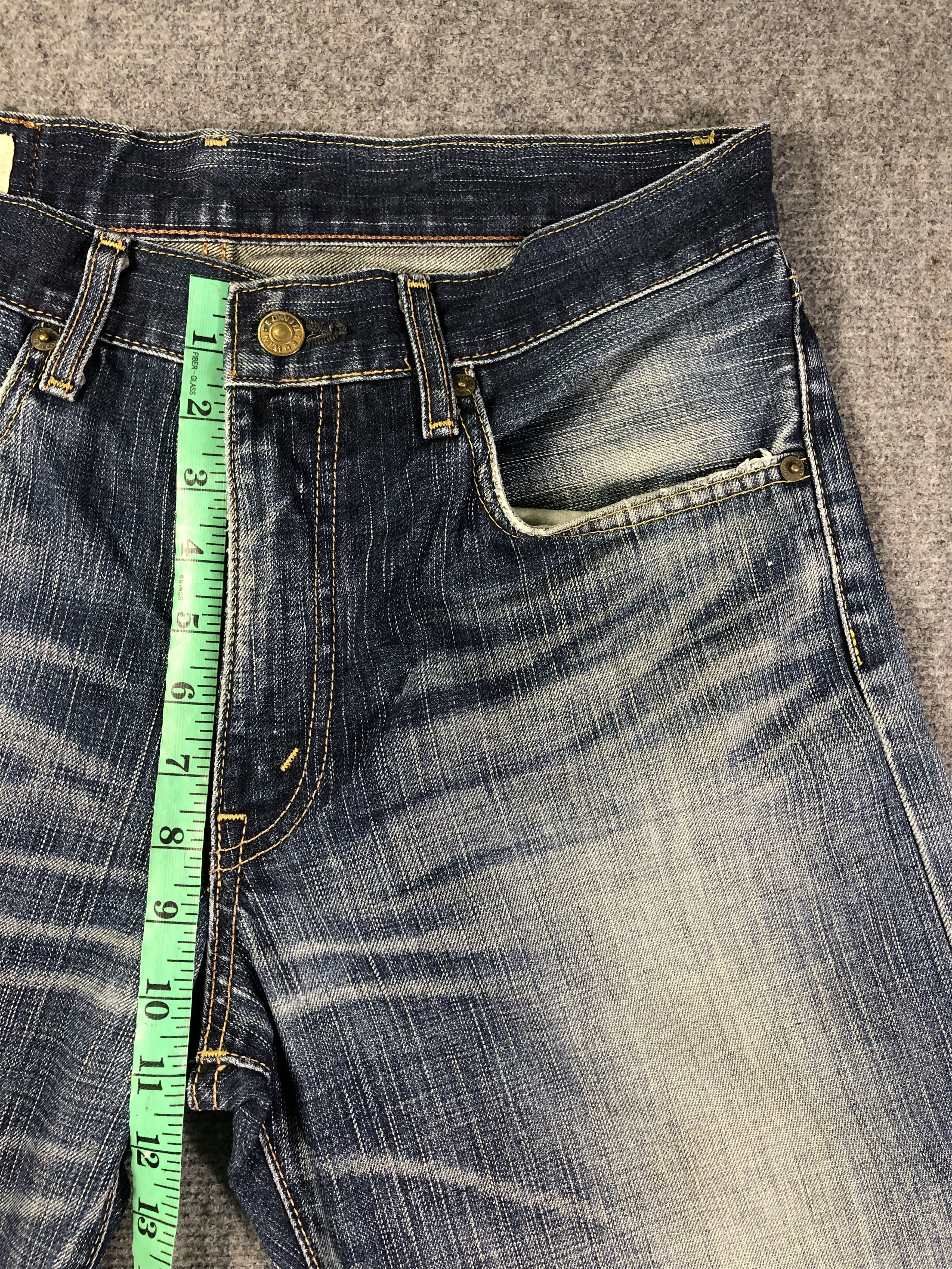 Edwin Wash Blue Edwin 503Z Denim Jeans 33x33.5 Size US 33 - 8 Thumbnail