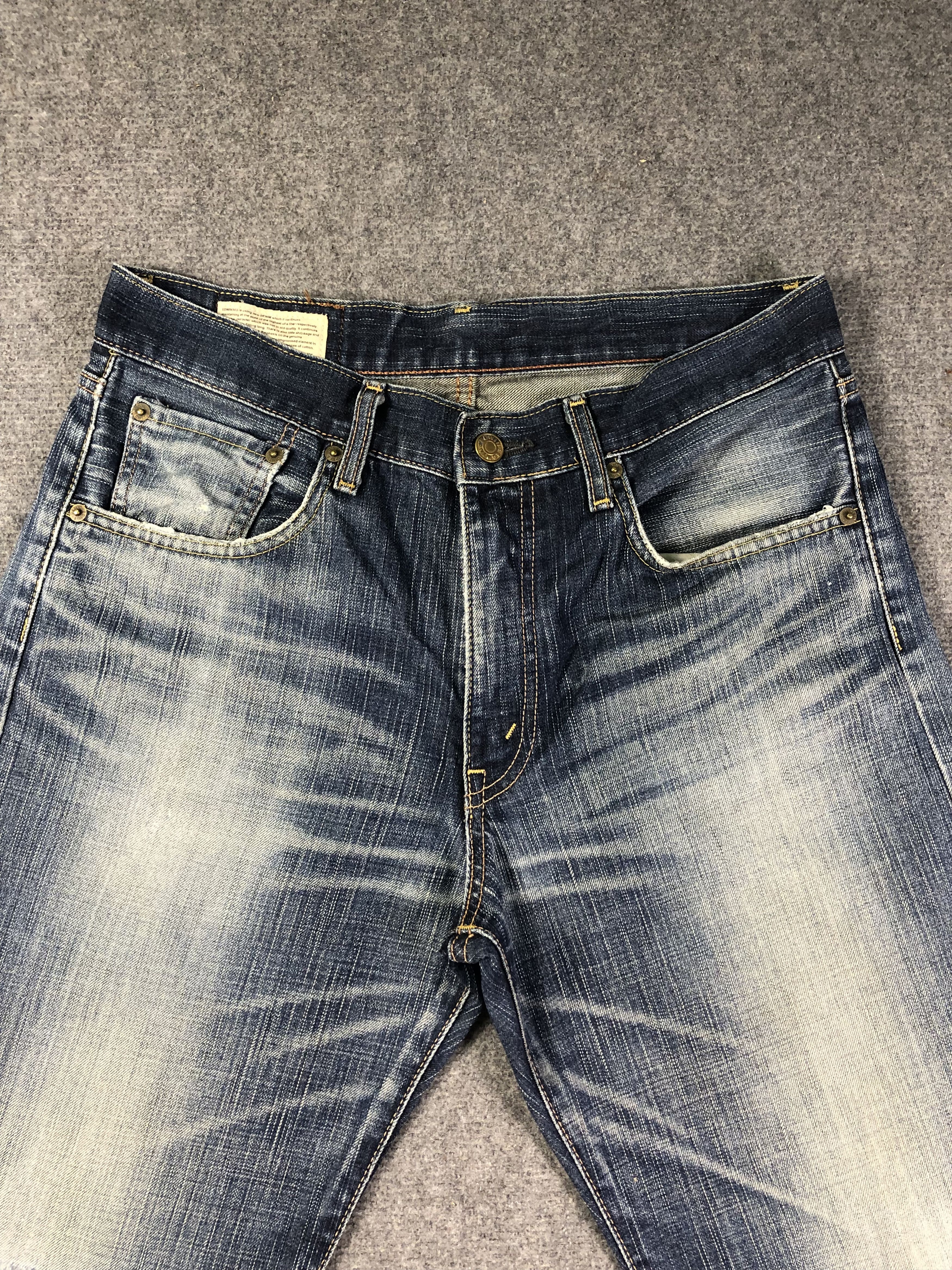 Edwin Wash Blue Edwin 503Z Denim Jeans 33x33.5 Size US 33 - 2 Thumbnail