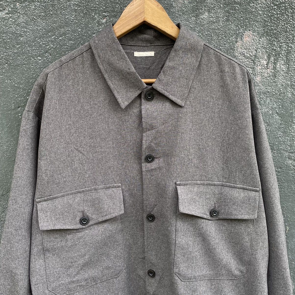 GU GU Japanese Brand Button Up Oversized ERD GRUNGE SHIRT Size US XL / EU 56 / 4 - 3 Thumbnail