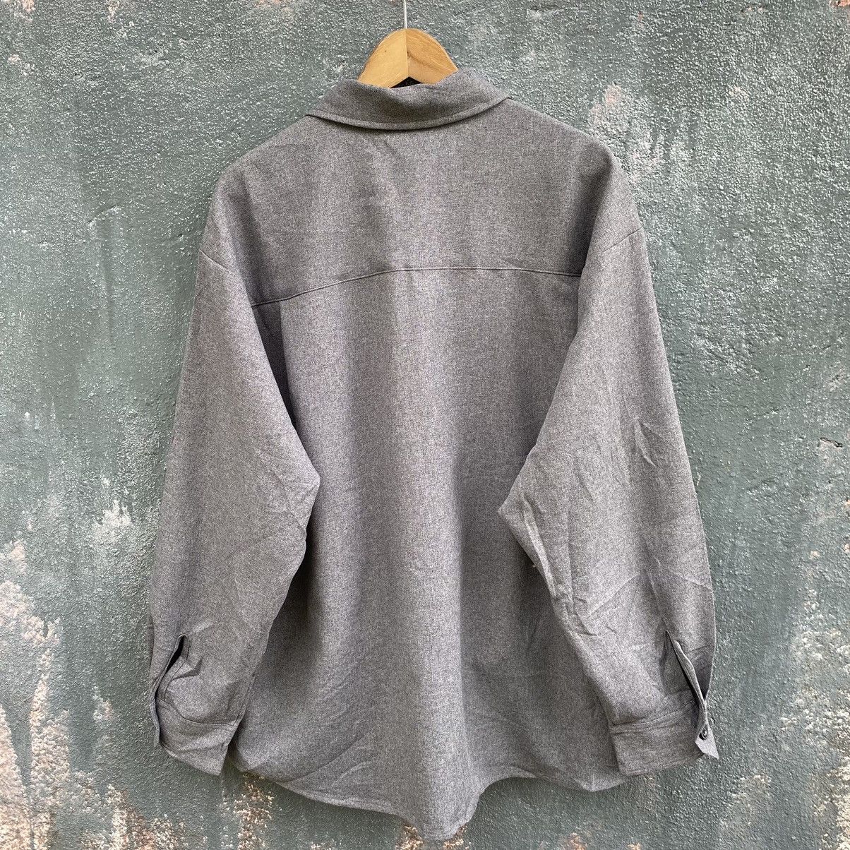 GU GU Japanese Brand Button Up Oversized ERD GRUNGE SHIRT Size US XL / EU 56 / 4 - 2 Thumbnail