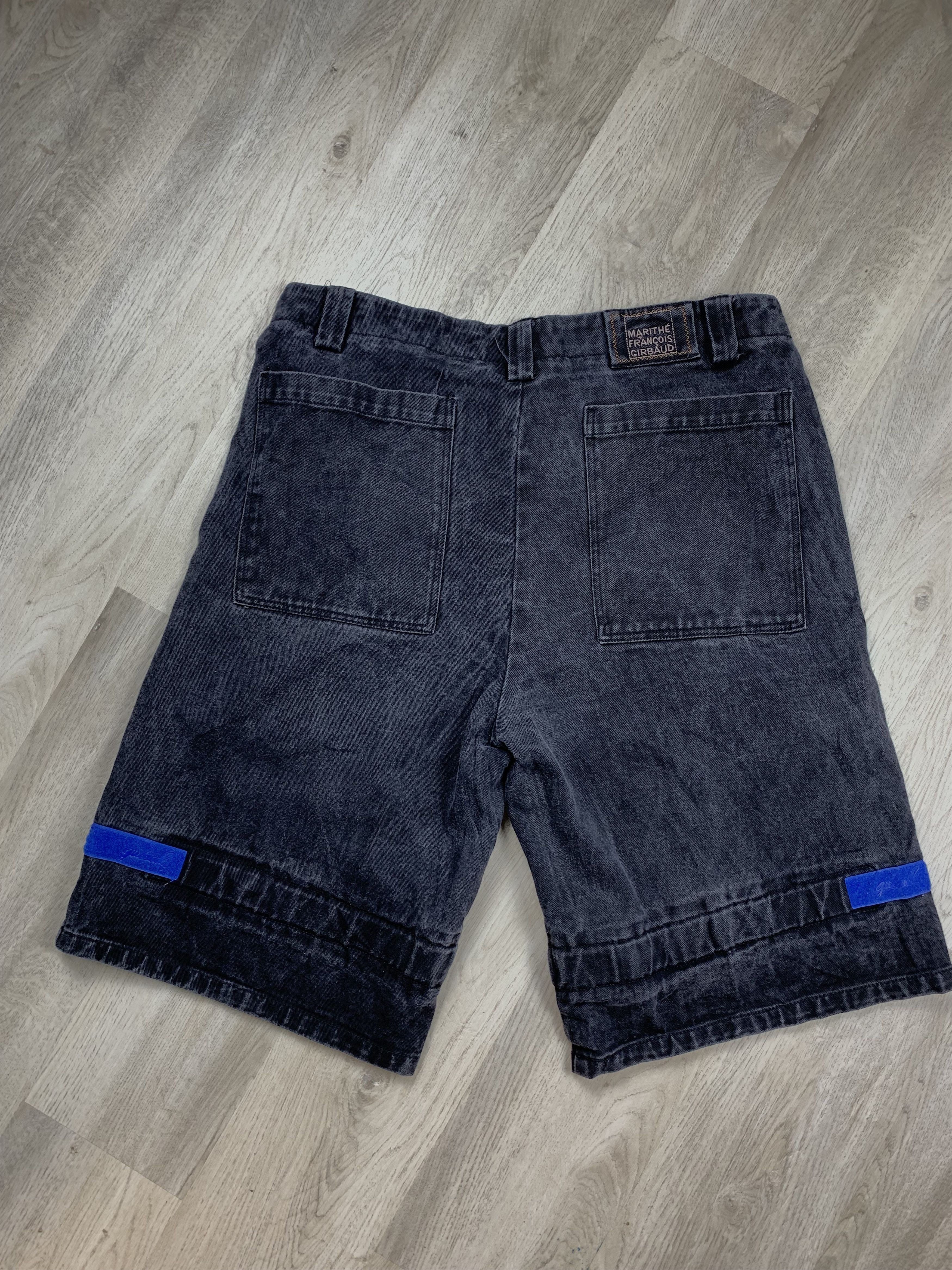Marithe + Francois Girbaud Marithe Francois Girbaud 90s Vintage Denim Shorts Size US 42 / EU 58 - 6 Thumbnail