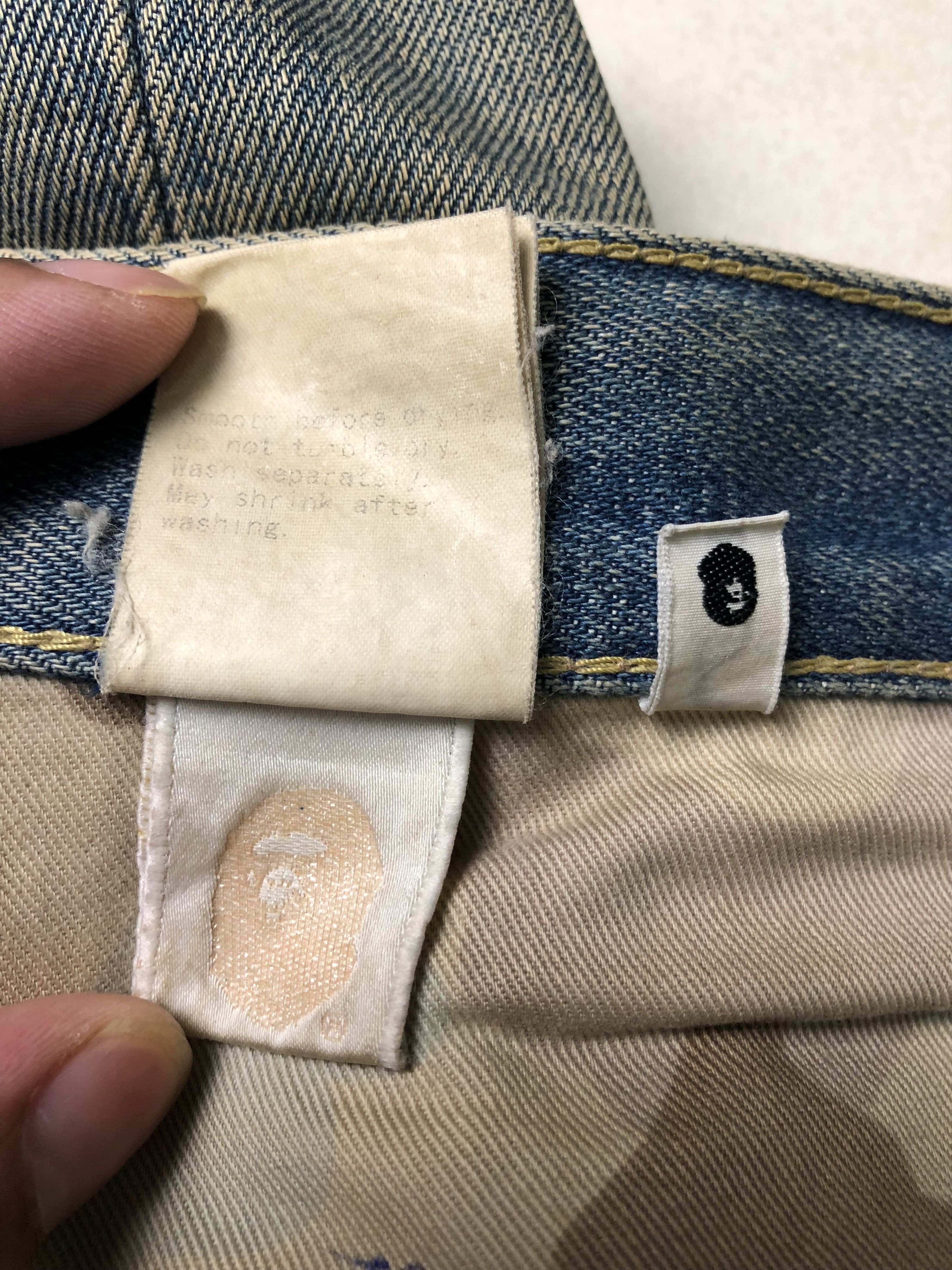 Bape Baby Milo Multi Face Denim Size US 37 - 7 Thumbnail