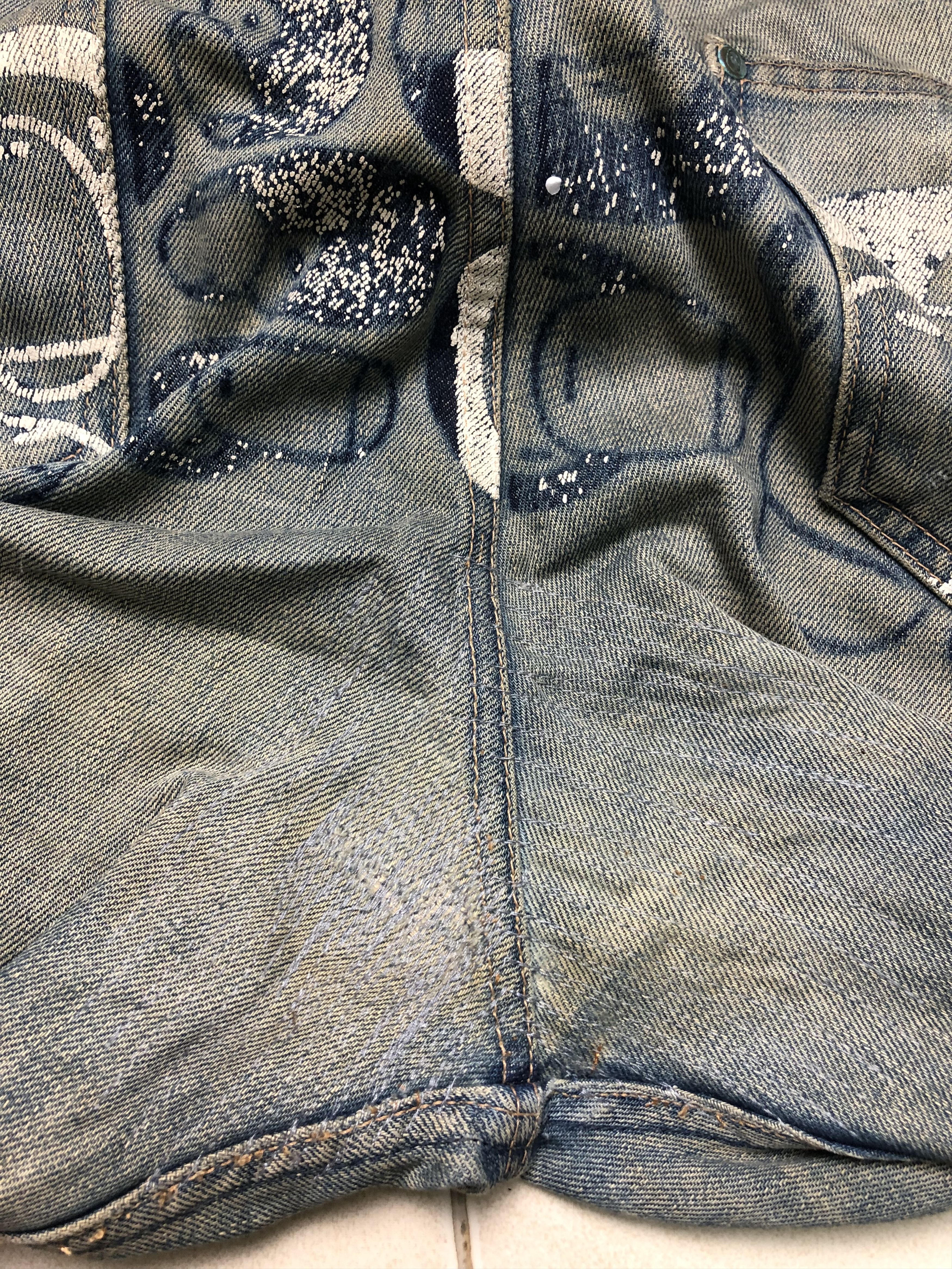 Bape Baby Milo Multi Face Denim Size US 37 - 4 Thumbnail