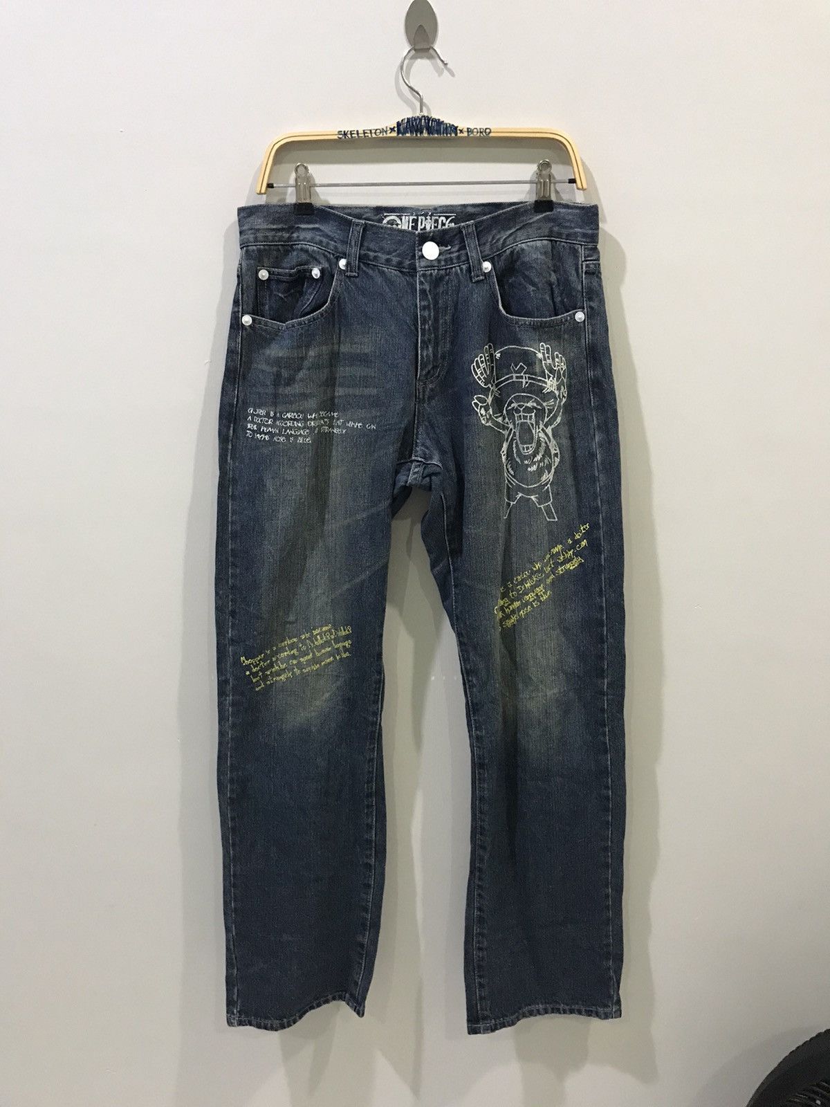 Japanese Brand × One Piece ONE PIECE Japan Denim Size US 32 / EU 48 - 1 Thumbnail