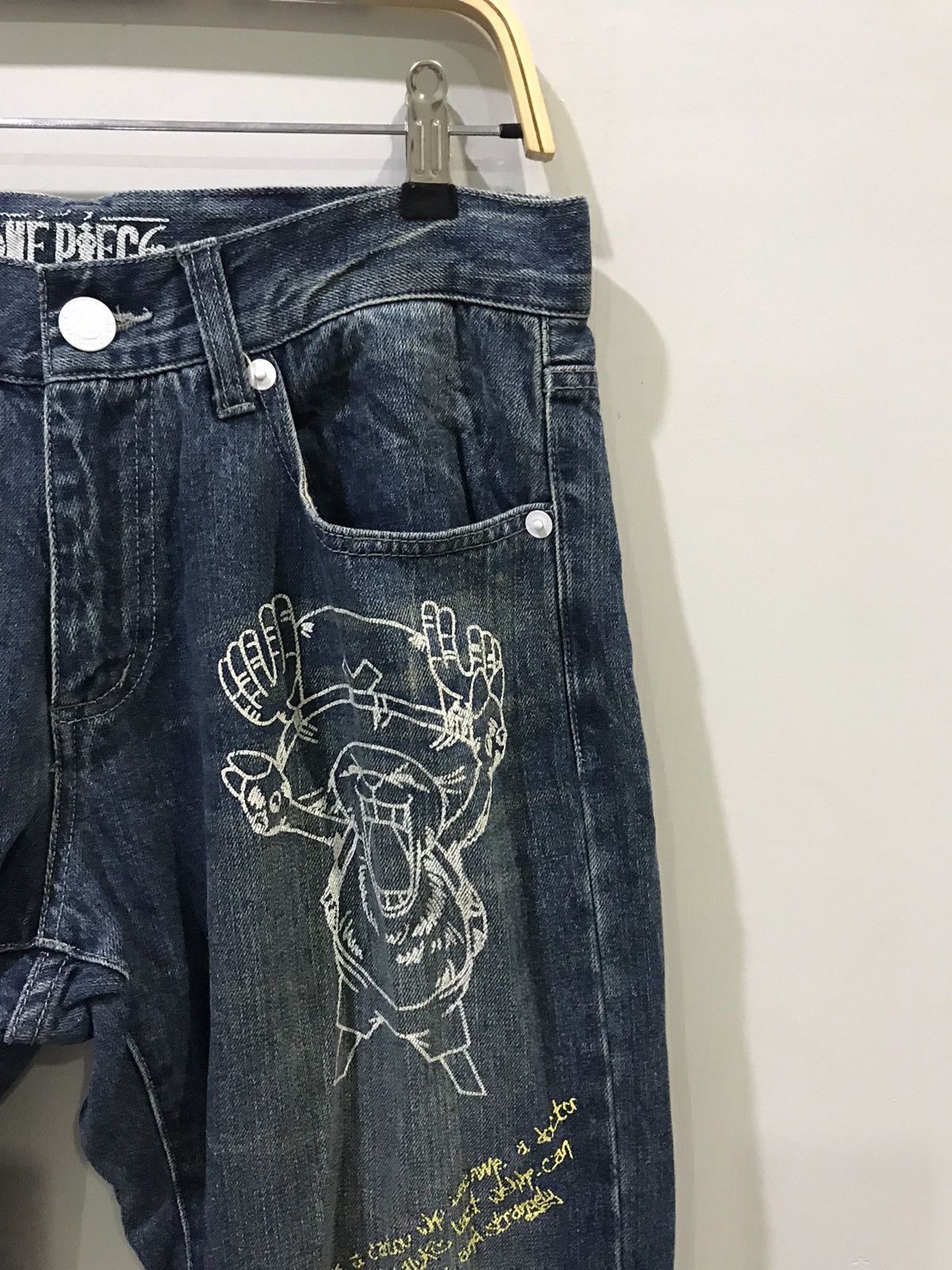 Japanese Brand × One Piece ONE PIECE Japan Denim Size US 32 / EU 48 - 2 Thumbnail