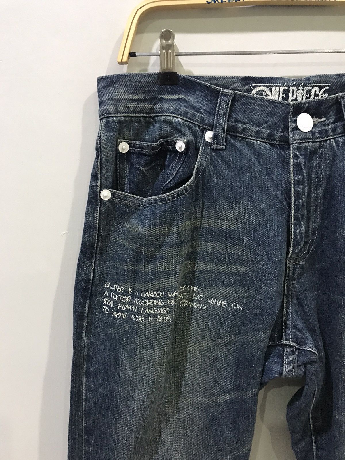 Japanese Brand × One Piece ONE PIECE Japan Denim Size US 32 / EU 48 - 3 Thumbnail