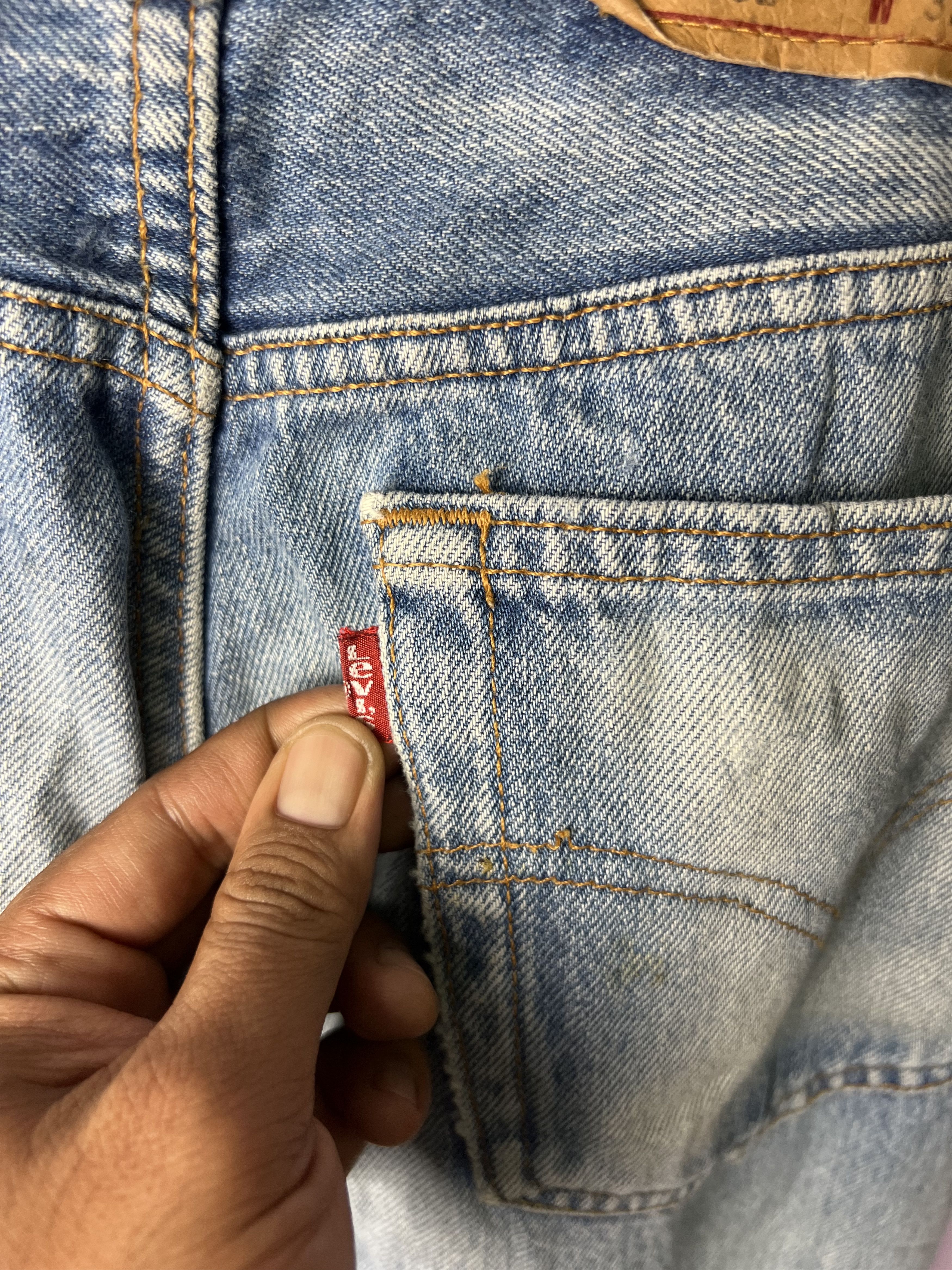 Levi's Vintage Clothing 🔥Vintage Levis 501 Distressed Denim Size US 32 / EU 48 - 15 Thumbnail