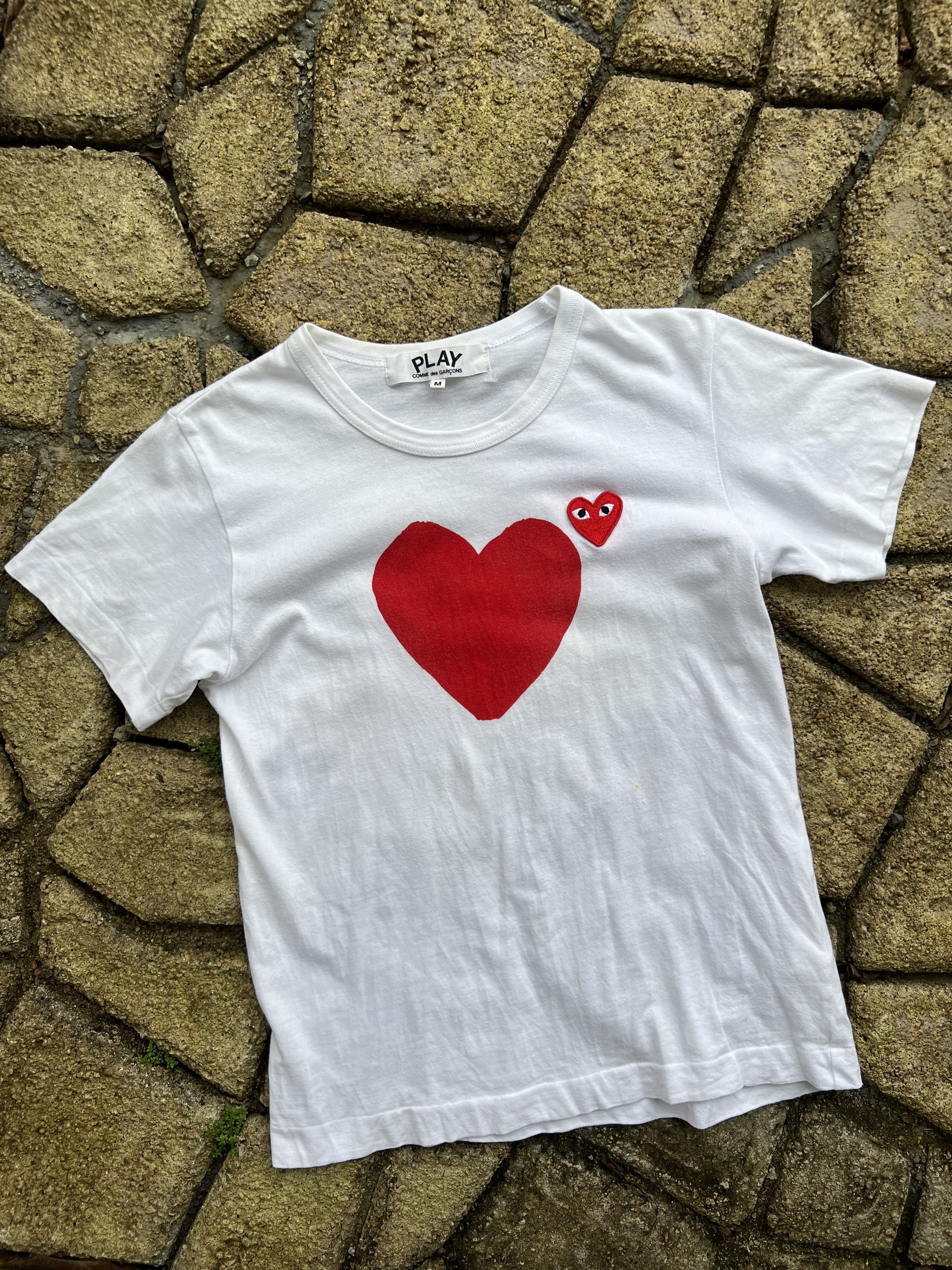 Comme des Garcons 🔥CDG Play Front&Back Logo Tees Size S / US 4 / IT 40 - 14 Thumbnail