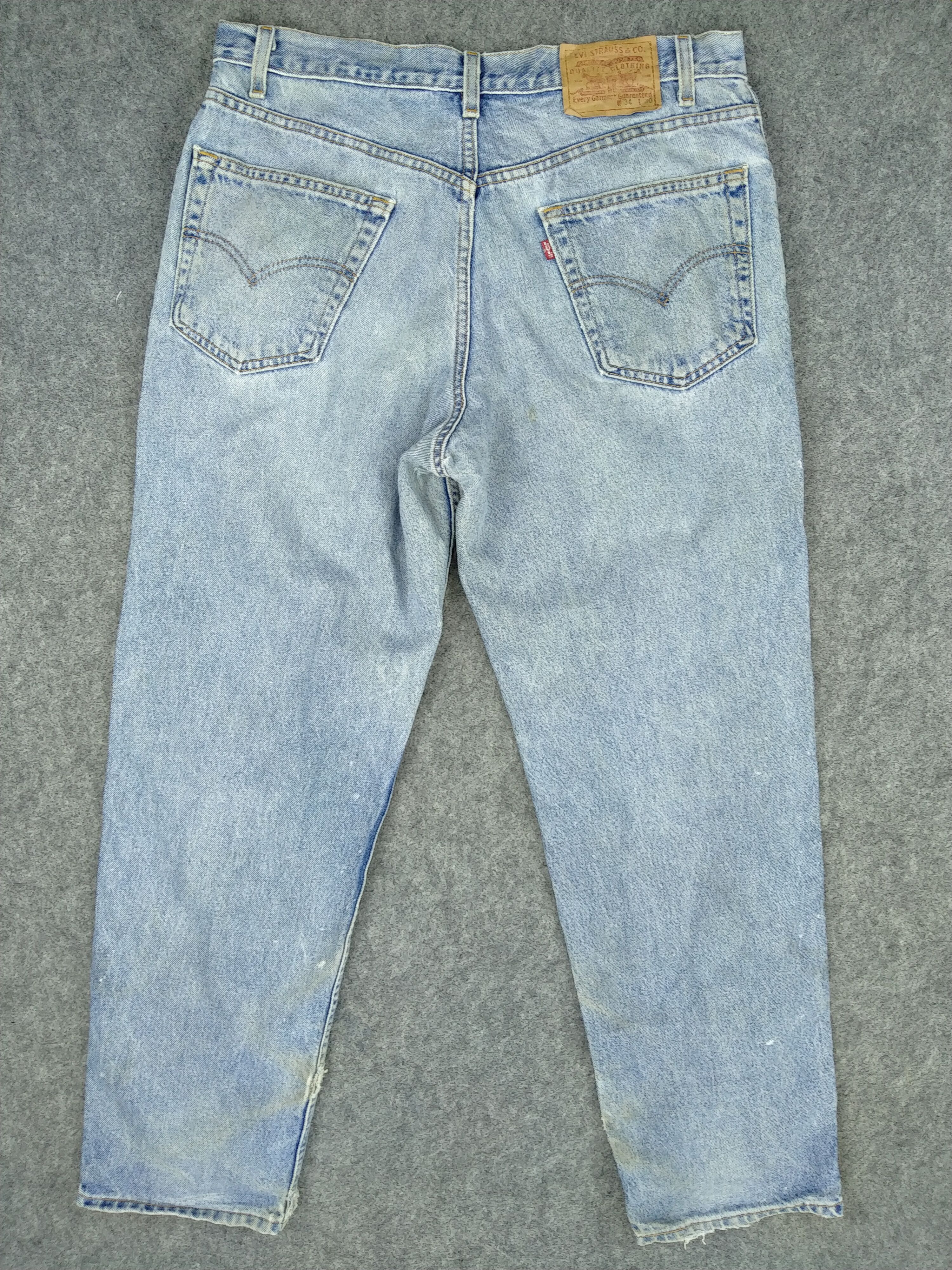 Levi's Vintage Levi's Relax Straight Denim 35 x 30.5 -JN584 Size US 35 - 2 Thumbnail