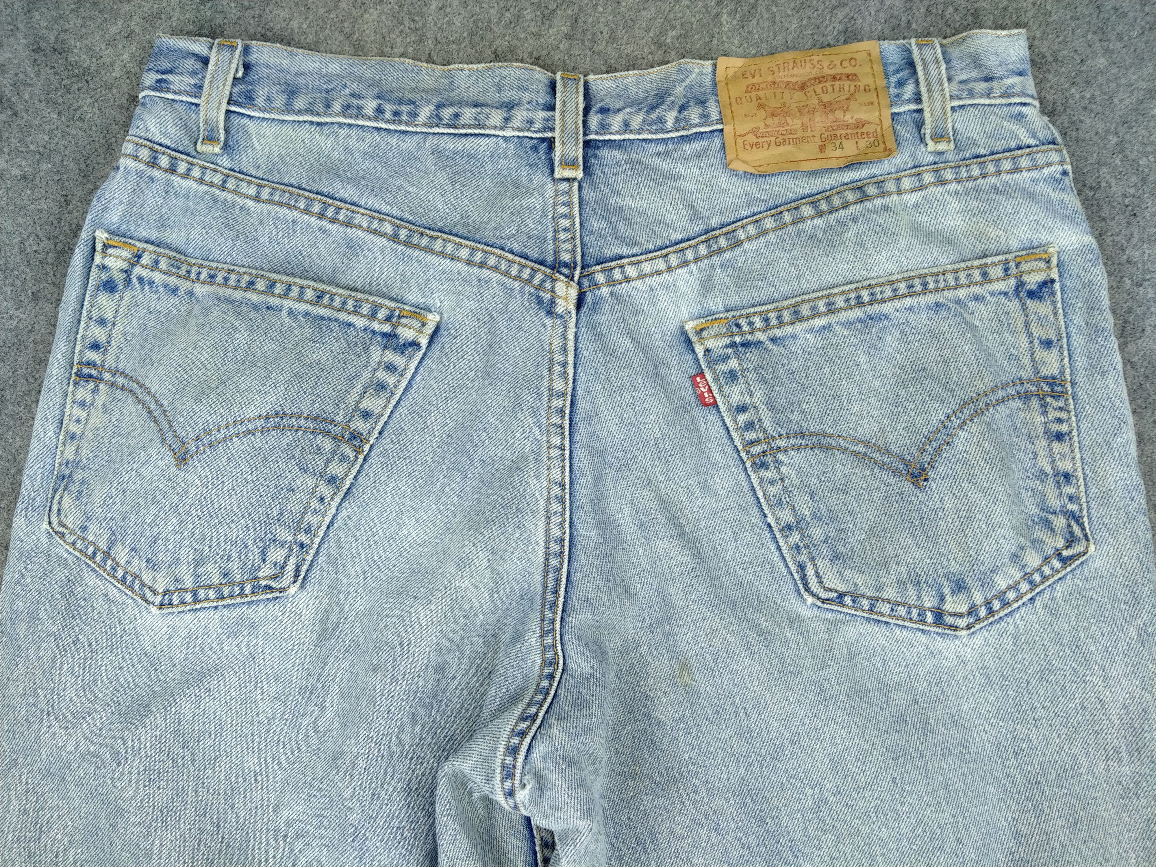 Levi's Vintage Levi's Relax Straight Denim 35 x 30.5 -JN584 Size US 35 - 4 Thumbnail