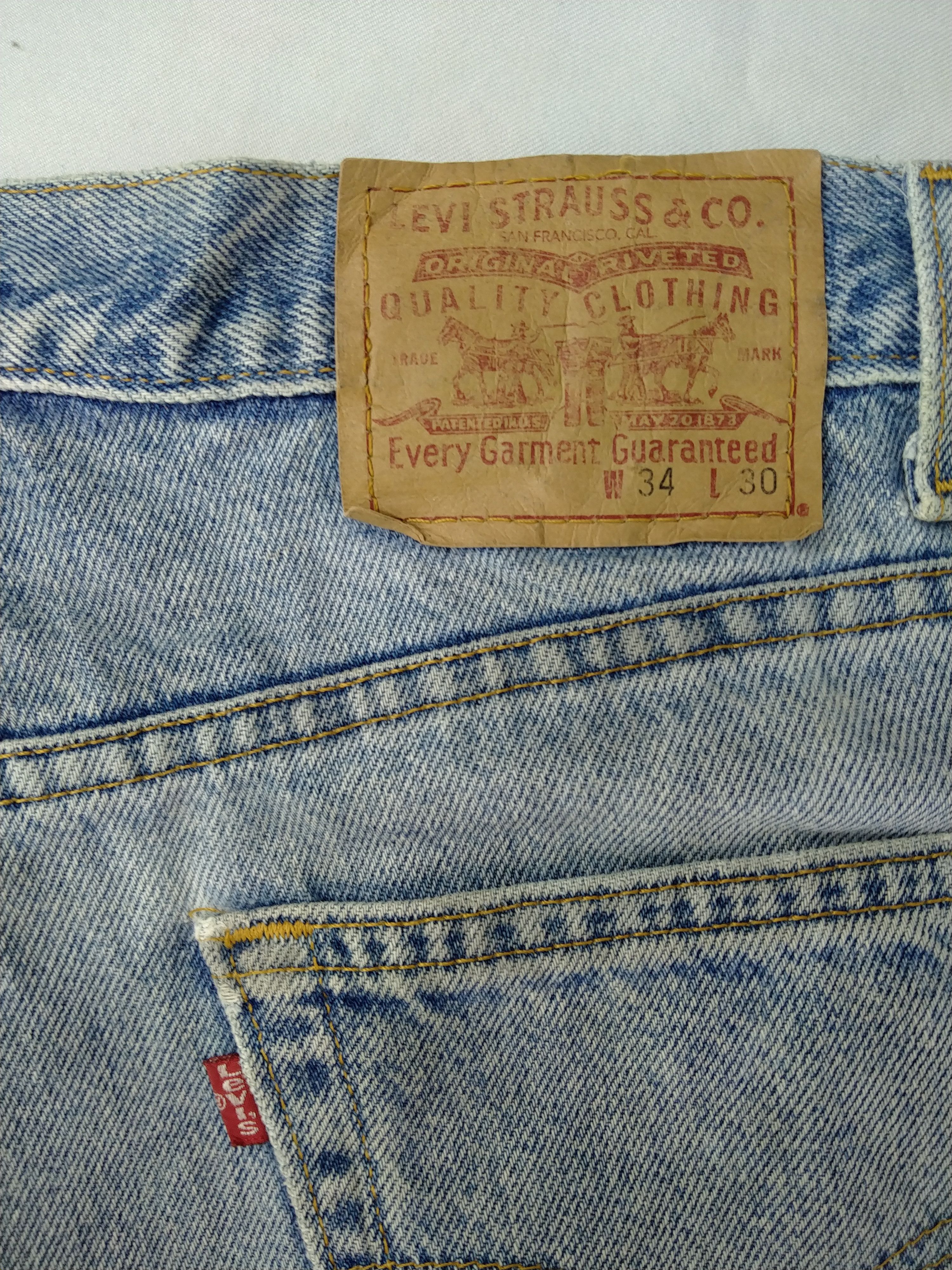 Levi's Vintage Levi's Relax Straight Denim 35 x 30.5 -JN584 Size US 35 - 10 Thumbnail