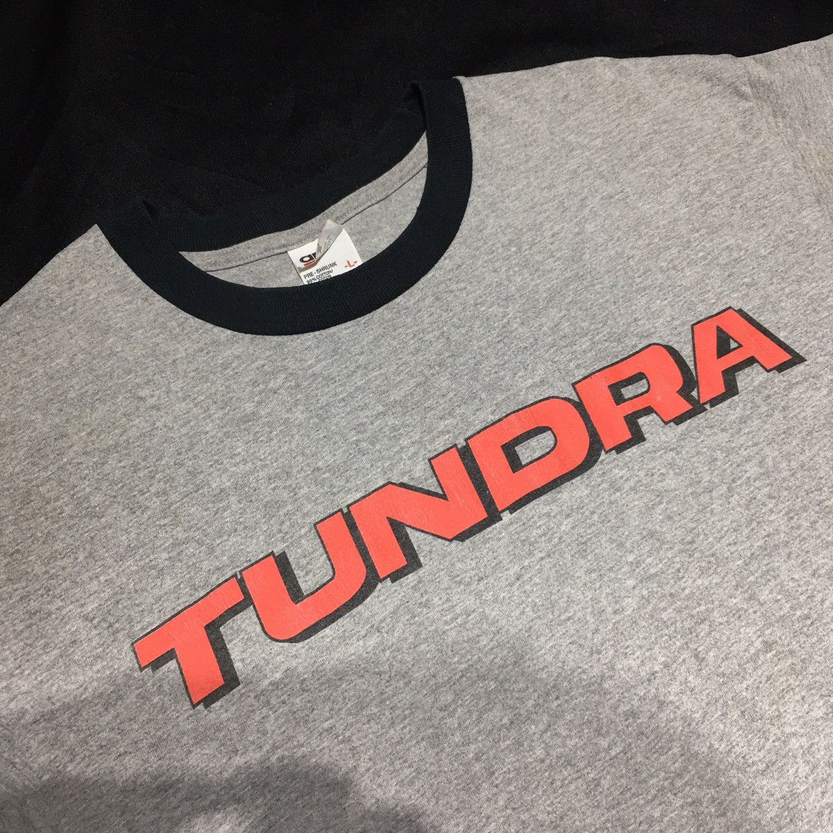 Anvil Vintage 2000s Tundra Pit Crew Member Ringer Tee Size US L / EU 52-54 / 3 - 5 Thumbnail