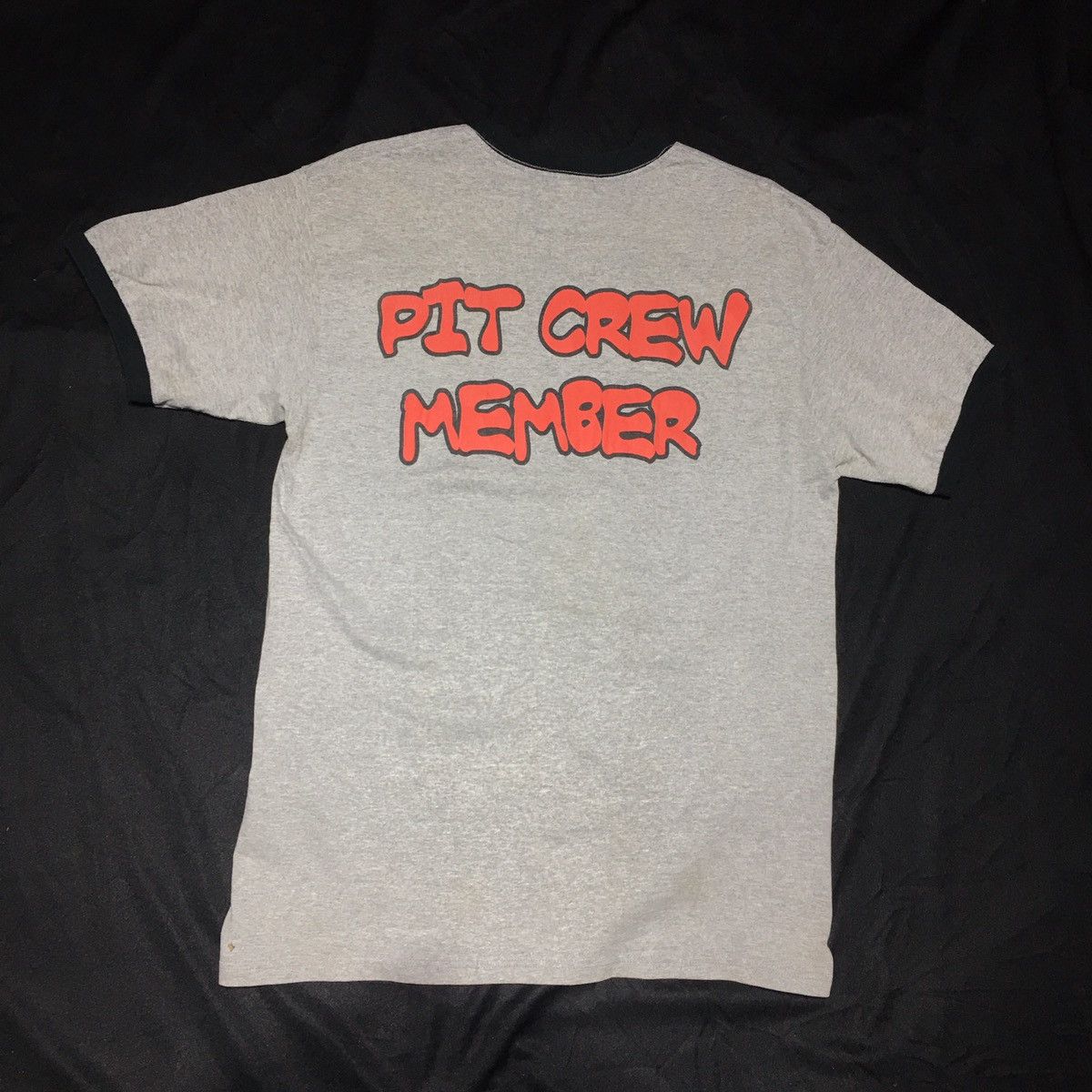 Anvil Vintage 2000s Tundra Pit Crew Member Ringer Tee Size US L / EU 52-54 / 3 - 2 Thumbnail