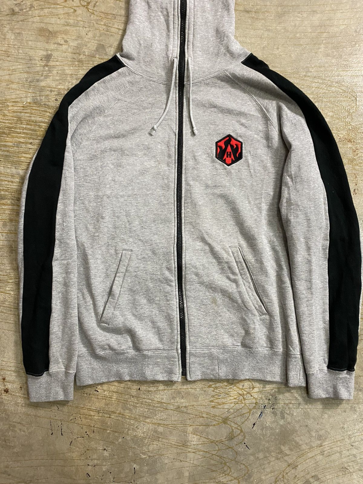 Haze × Recon × Subware SS2006 Eric HAZE embroidered fire flames Gimp full zip Size US M / EU 48-50 / 2 - 6 Thumbnail