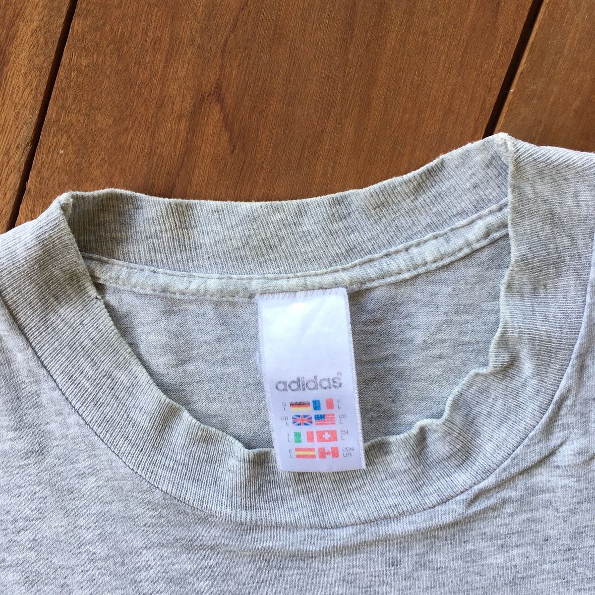 Adidas THRASHED FADED Vintage 90s Adidas Bayern Munich ERD GRUNGE T Size US XL / EU 56 / 4 - 4 Thumbnail