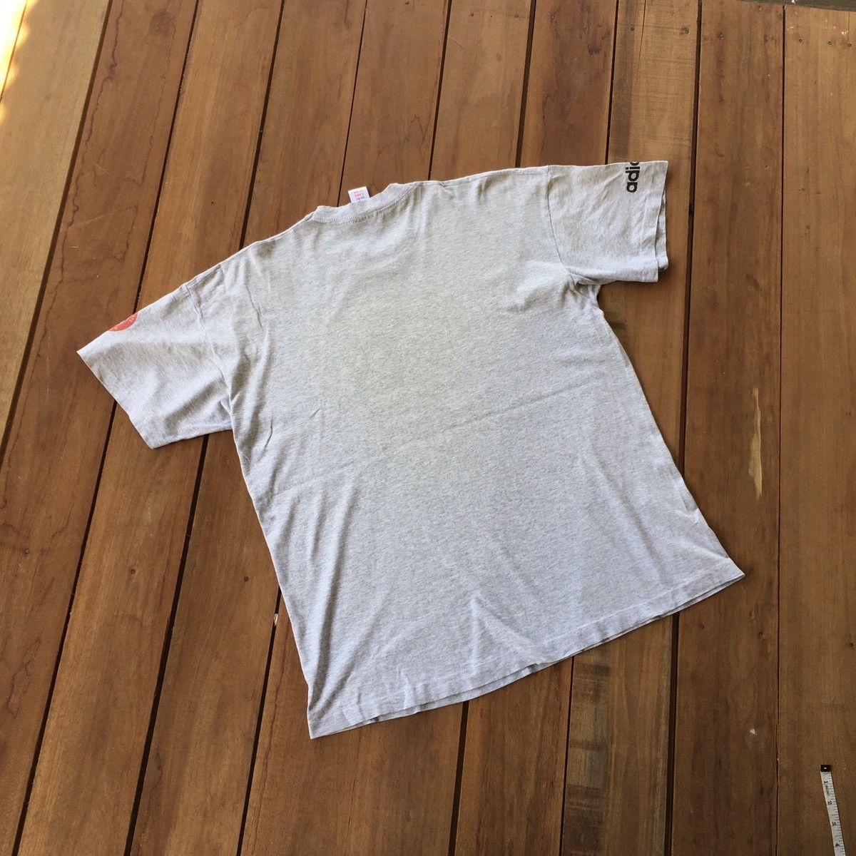 Adidas THRASHED FADED Vintage 90s Adidas Bayern Munich ERD GRUNGE T Size US XL / EU 56 / 4 - 7 Thumbnail