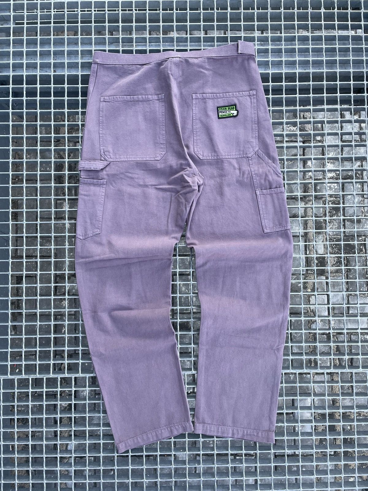 Brain Dead Brain Dead carpenter pants plum purple Size US 34 / EU 50 - 4 Thumbnail