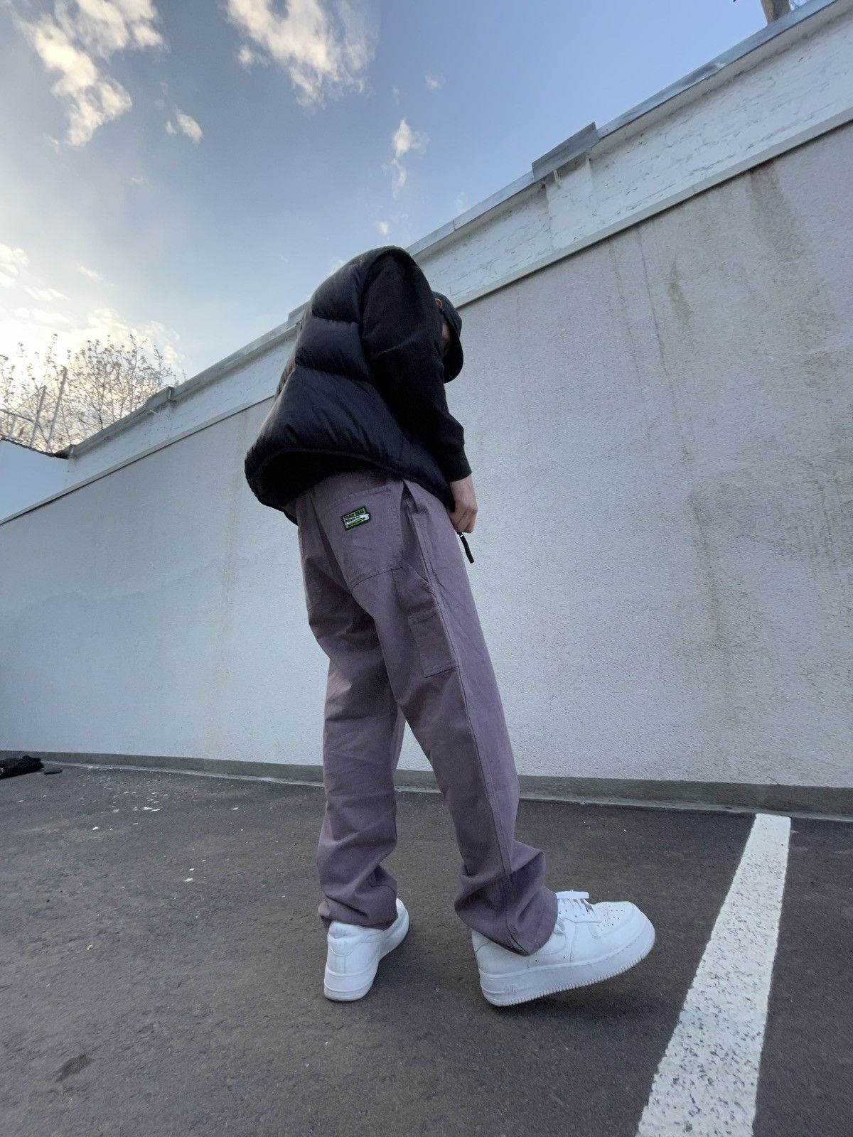 Brain Dead Brain Dead carpenter pants plum purple Size US 34 / EU 50 - 3 Thumbnail