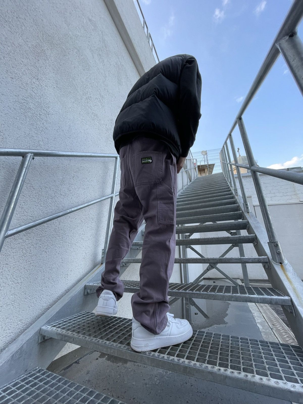 Brain Dead Brain Dead carpenter pants plum purple Size US 34 / EU 50 - 2 Thumbnail