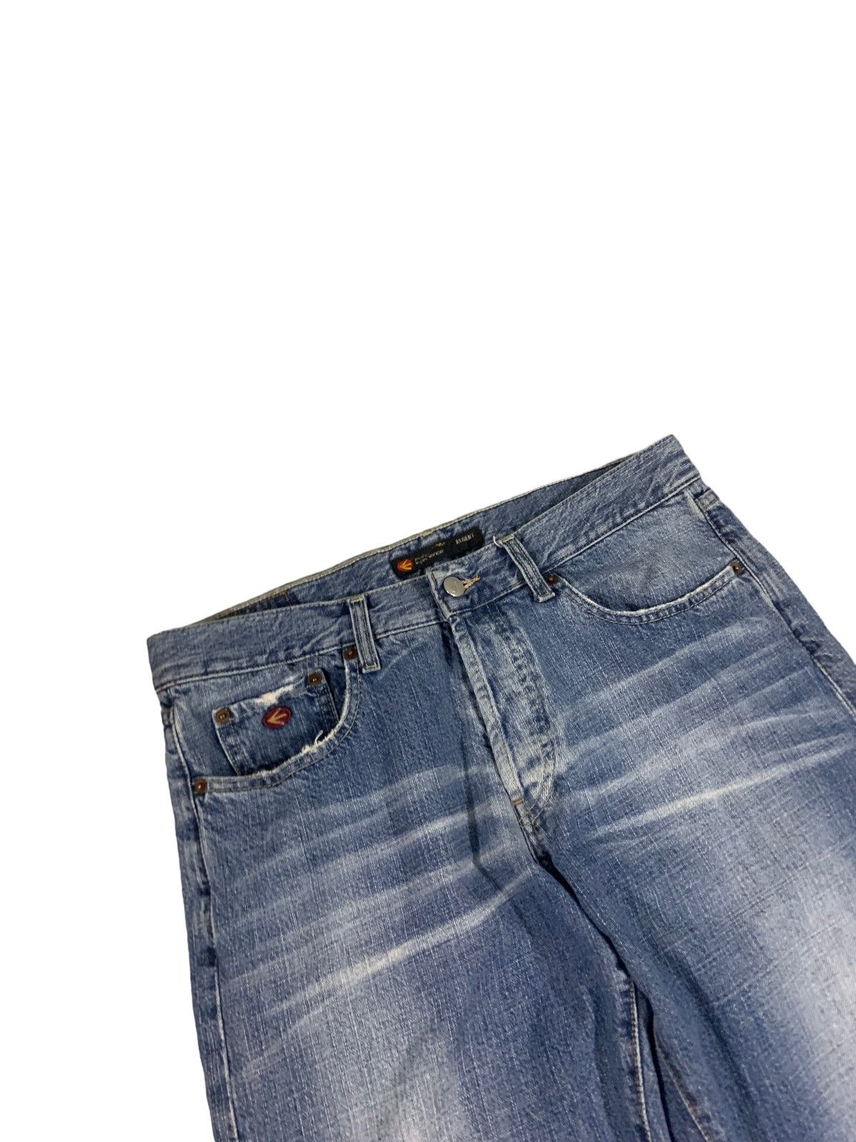 Miss Sixty Miss Sixty Baggy Faded Blue Jeans Size 34" / US 12 / IT 48 - 3 Thumbnail