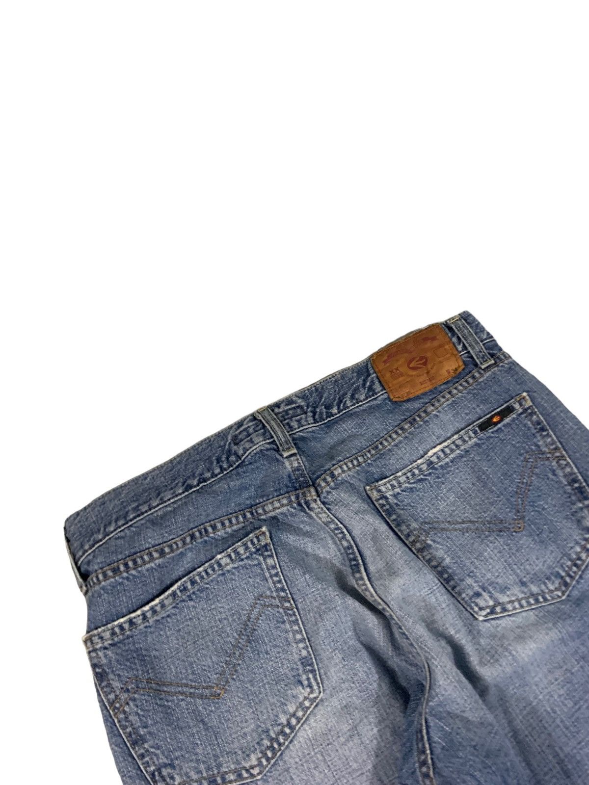 Miss Sixty Miss Sixty Baggy Faded Blue Jeans Size 34" / US 12 / IT 48 - 6 Thumbnail