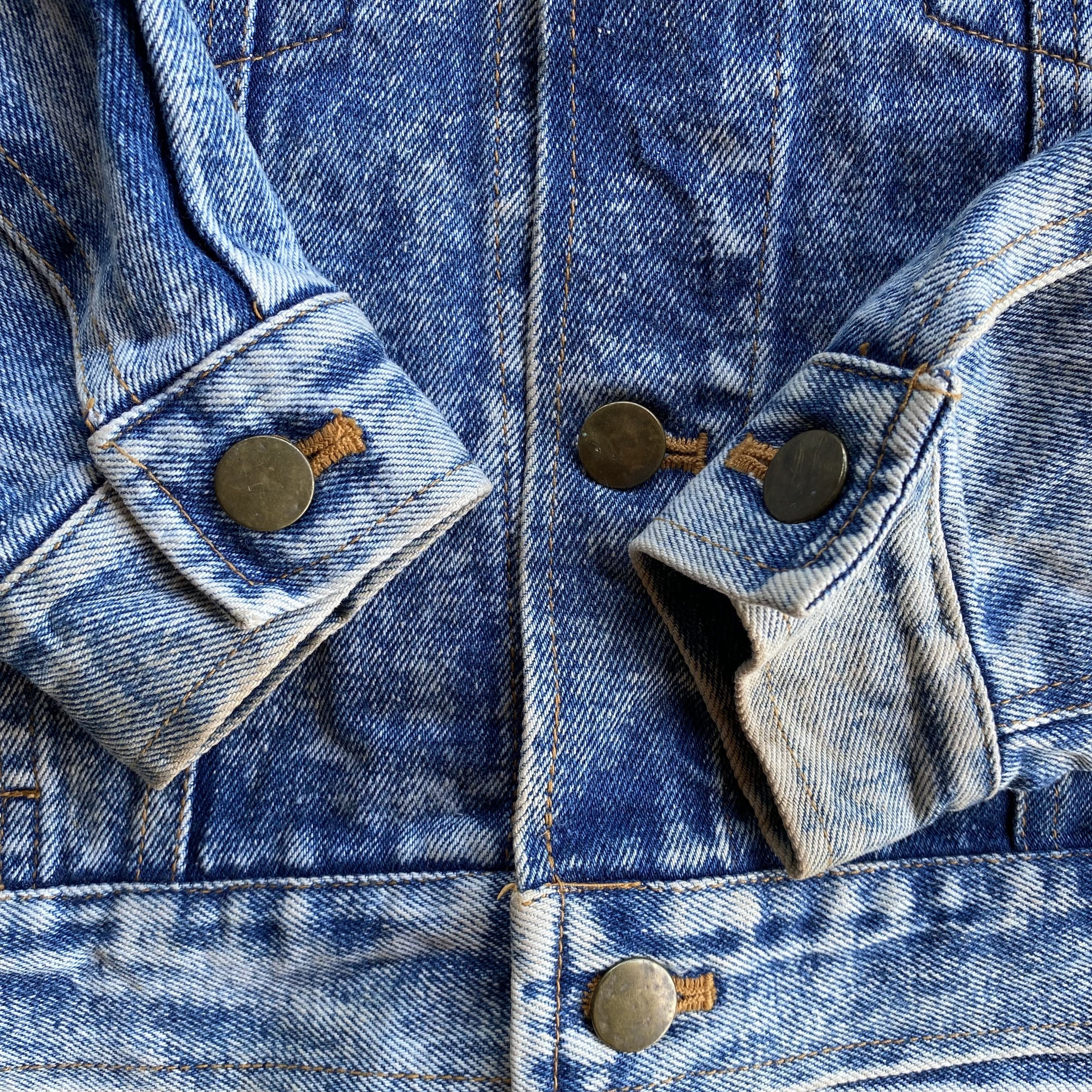 Japanese Brand × Other 💥JAPANESE Brand Denim blue acid wash Jacket Size US S / EU 44-46 / 1 - 4 Thumbnail