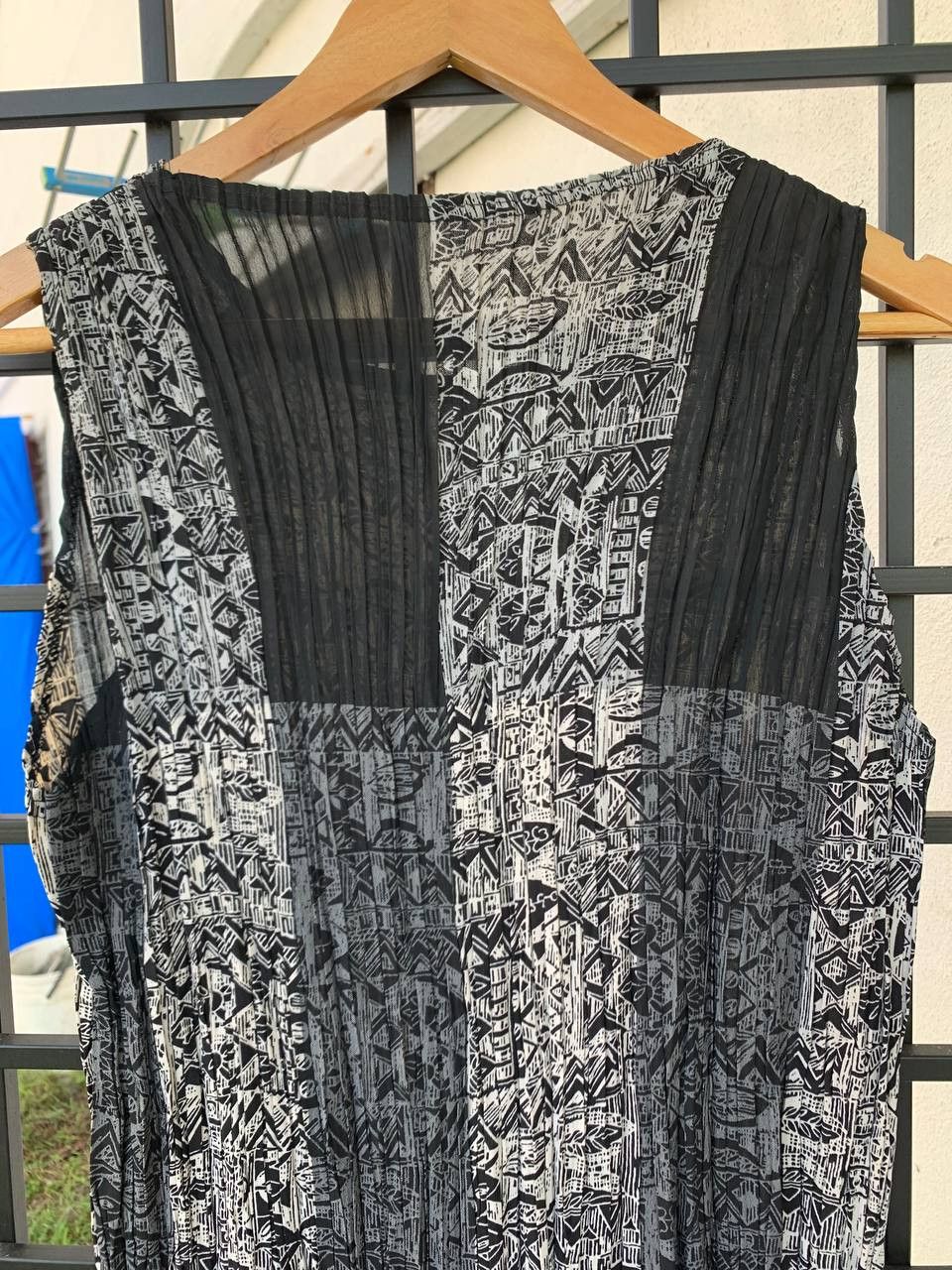 Japanese Brand Vintage Pleated Issey Style Dress Size M / US 6-8 / IT 42-44 - 4 Thumbnail