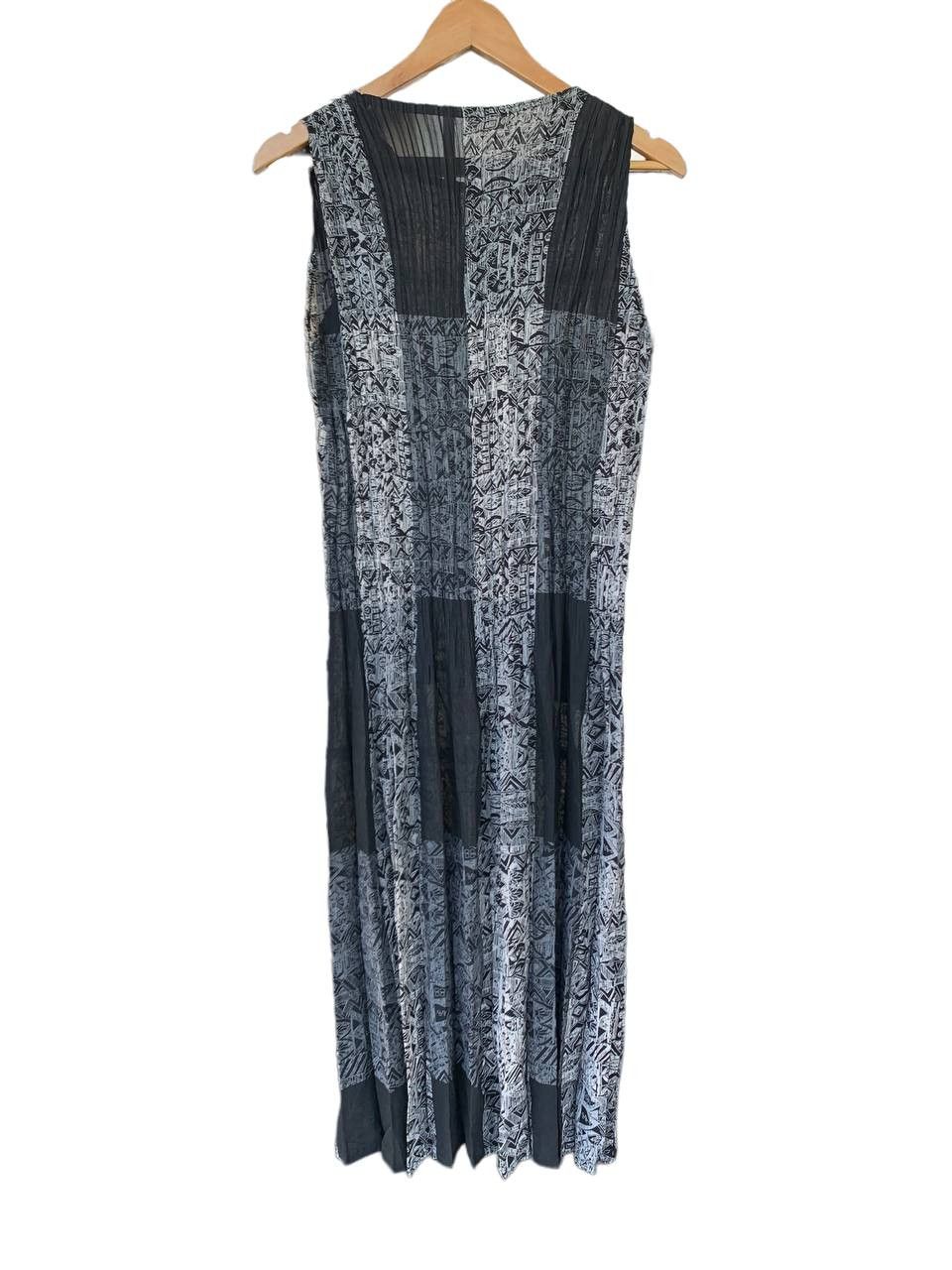 Japanese Brand Vintage Pleated Issey Style Dress Size M / US 6-8 / IT 42-44 - 3 Thumbnail
