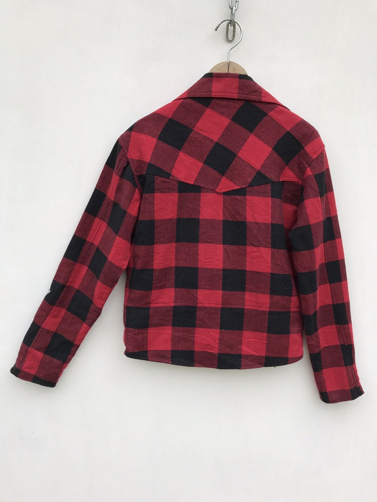Japanese Brand Plaid Tartan Bondage Punk Zipper Jacket Size US S / EU 44-46 / 1 - 6 Thumbnail