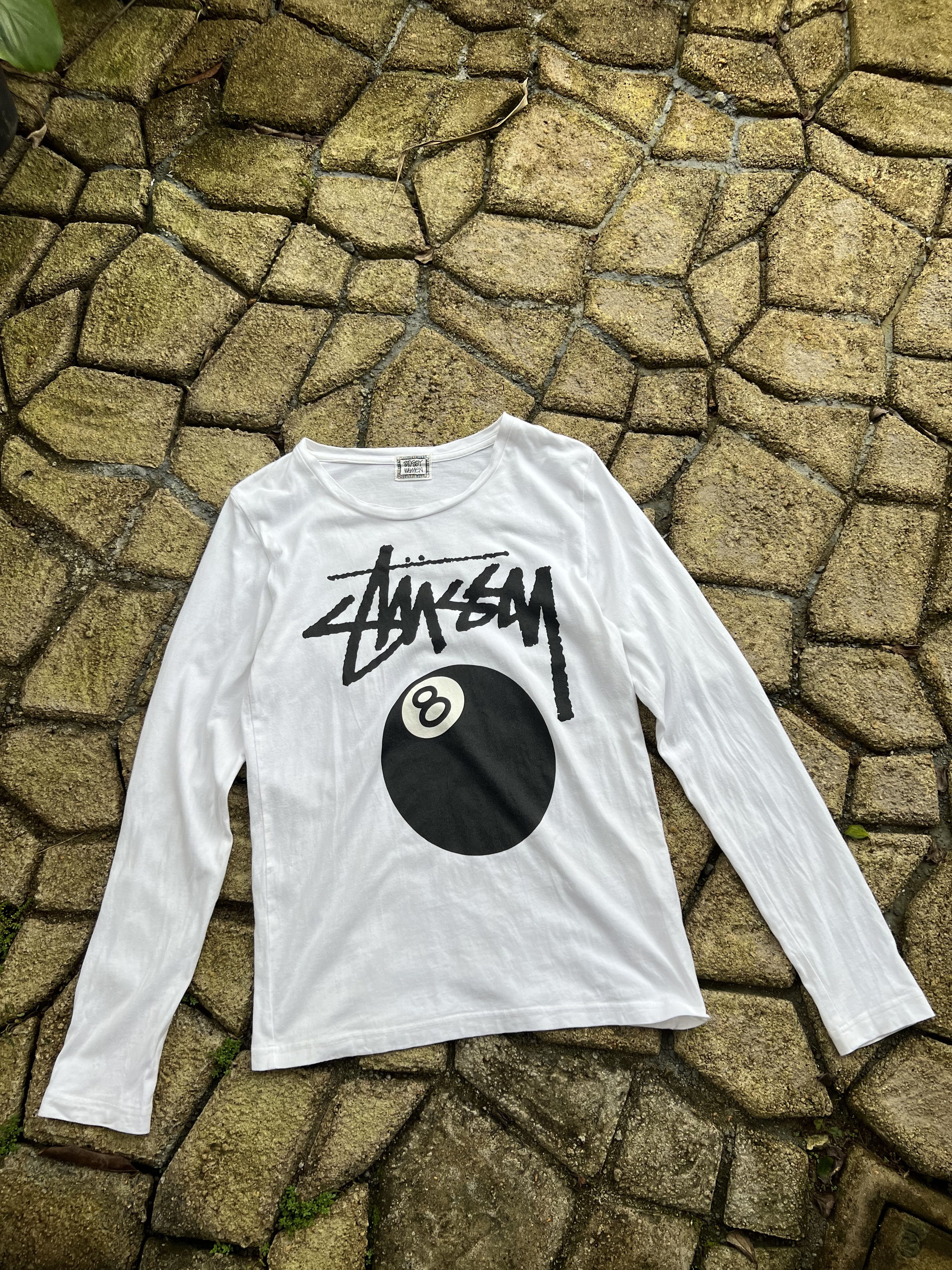 Stussy 🔥Rare Stussy Women 8 Ball Long Sleeves Tee Size S / US 4 / IT 40 - 15 Thumbnail