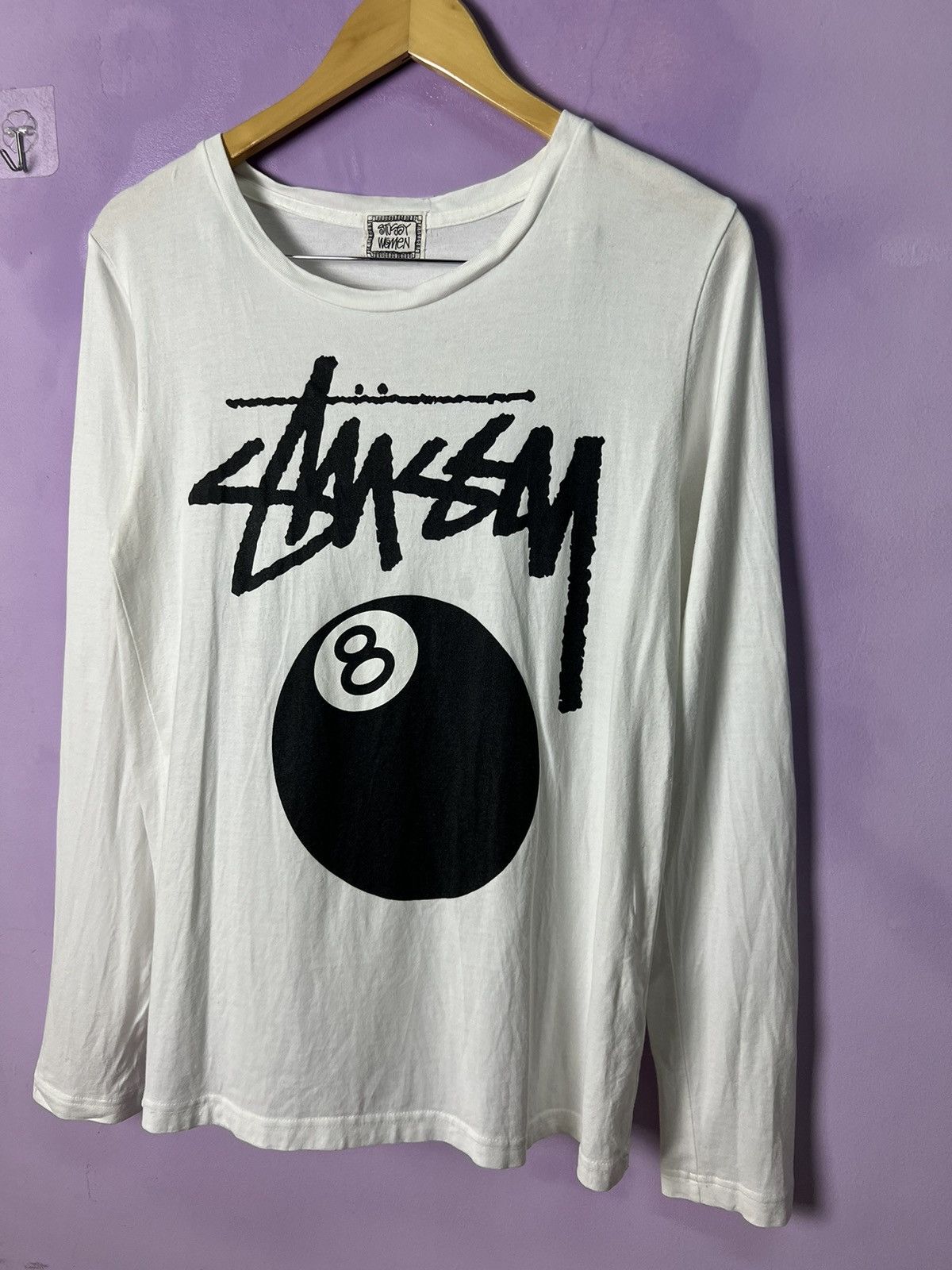 Stussy 🔥Rare Stussy Women 8 Ball Long Sleeves Tee Size S / US 4 / IT 40 - 6 Thumbnail