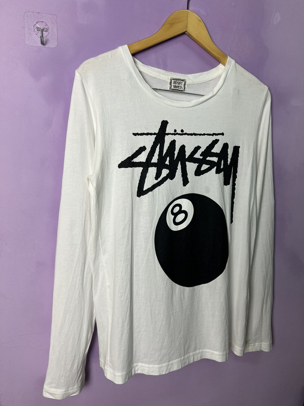 Stussy 🔥Rare Stussy Women 8 Ball Long Sleeves Tee Size S / US 4 / IT 40 - 5 Thumbnail