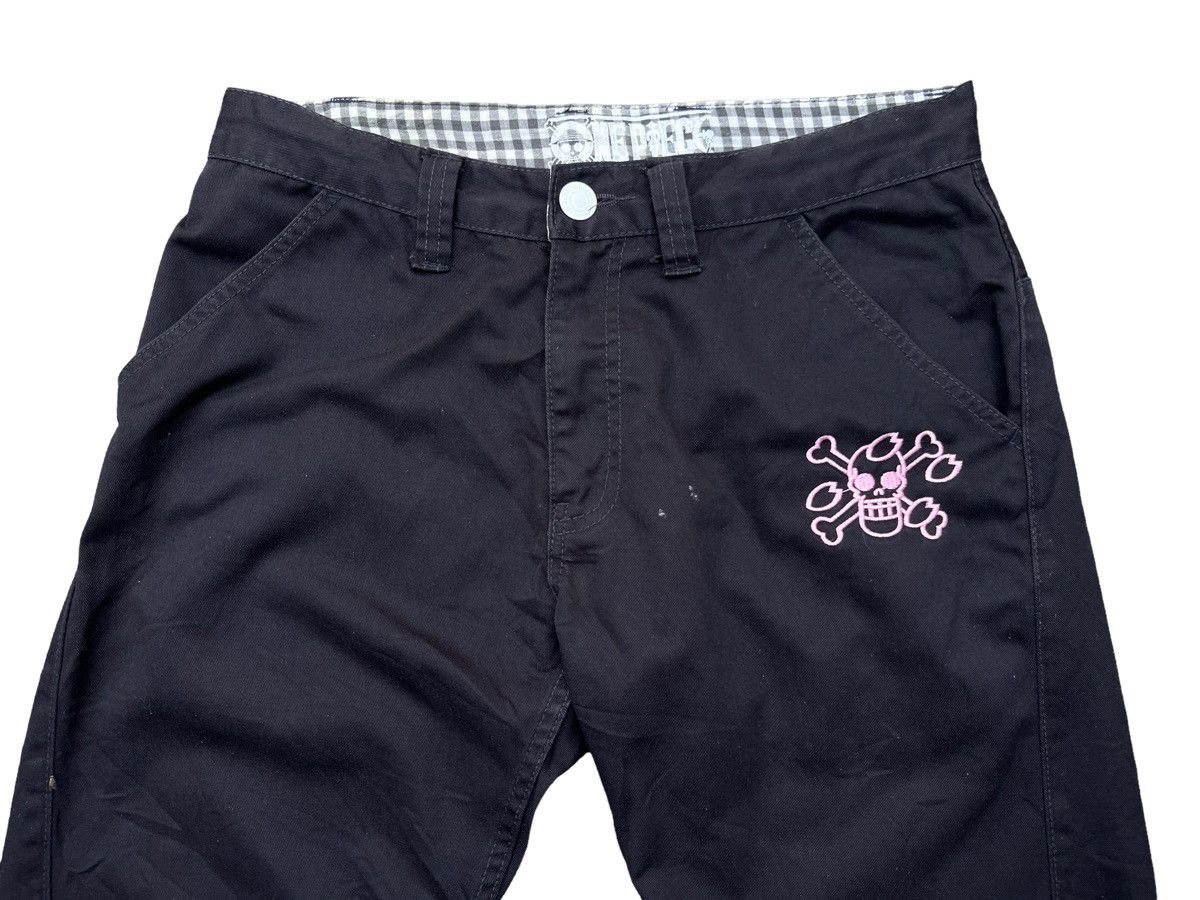 Japanese Brand One piece pants One Piece Embroidered Logo Black Pants Size US 32 / EU 48 - 4 Thumbnail