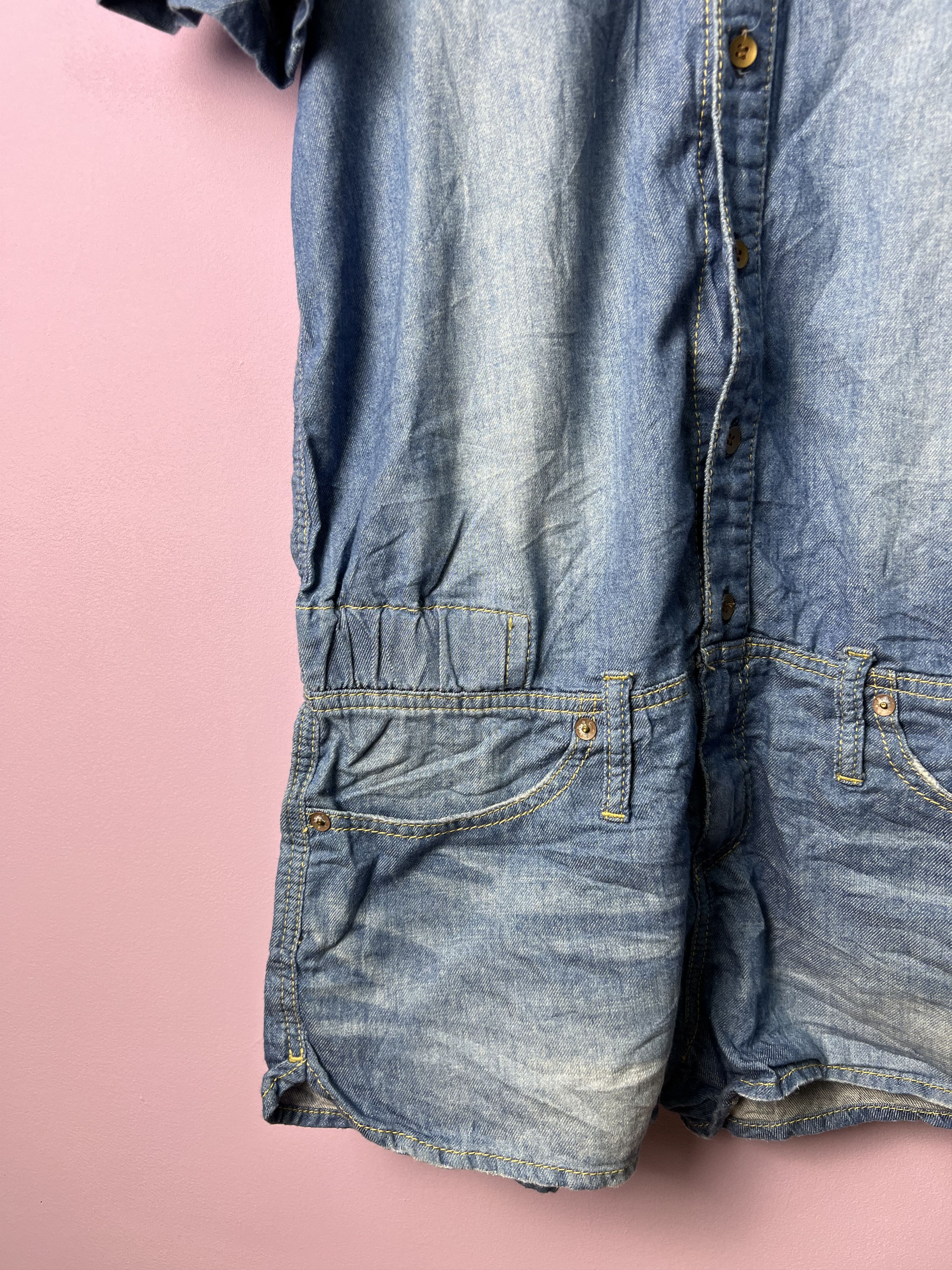 Japanese Brand 🔥Vintage Rodeo Crown Short Pants Overall Size US 33 - 8 Thumbnail
